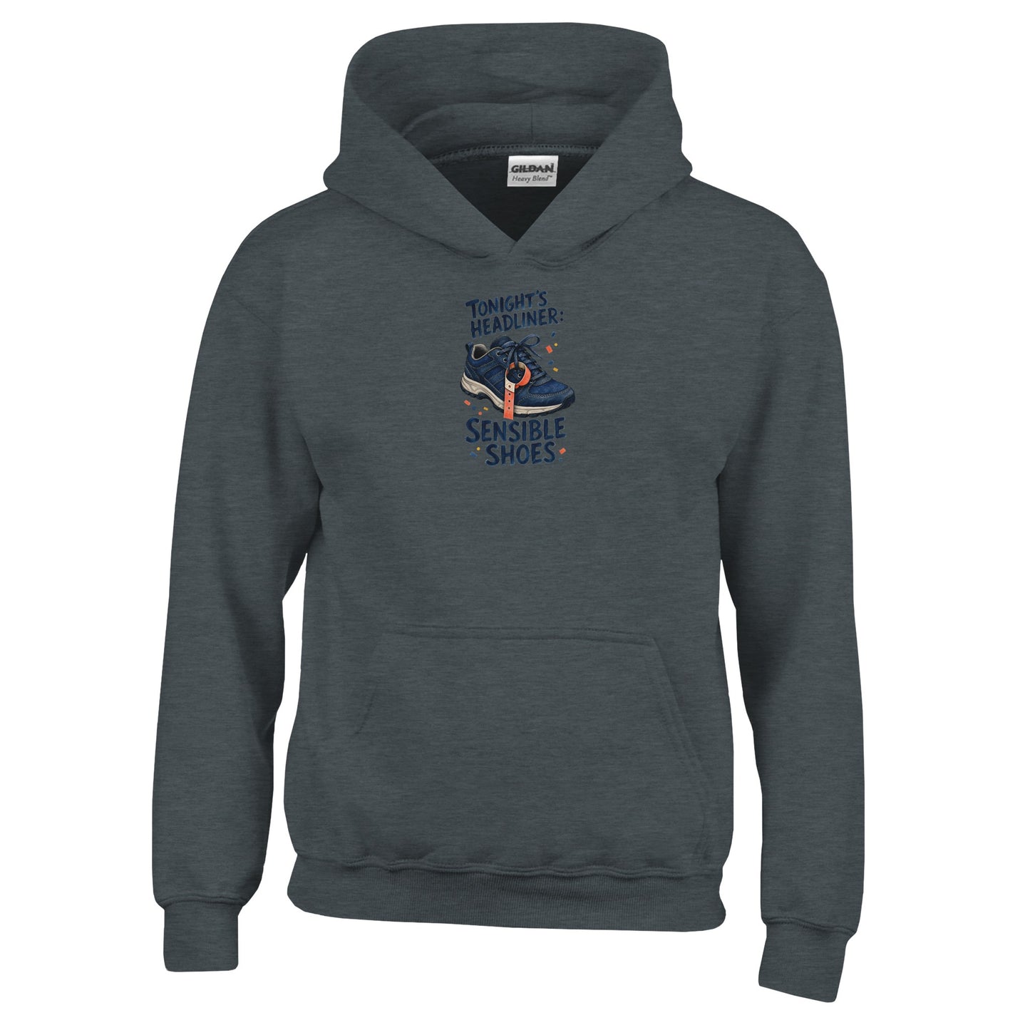 Tonight's Headliner: Sensible Shoes Concert Kids' Hoodie — product view 9