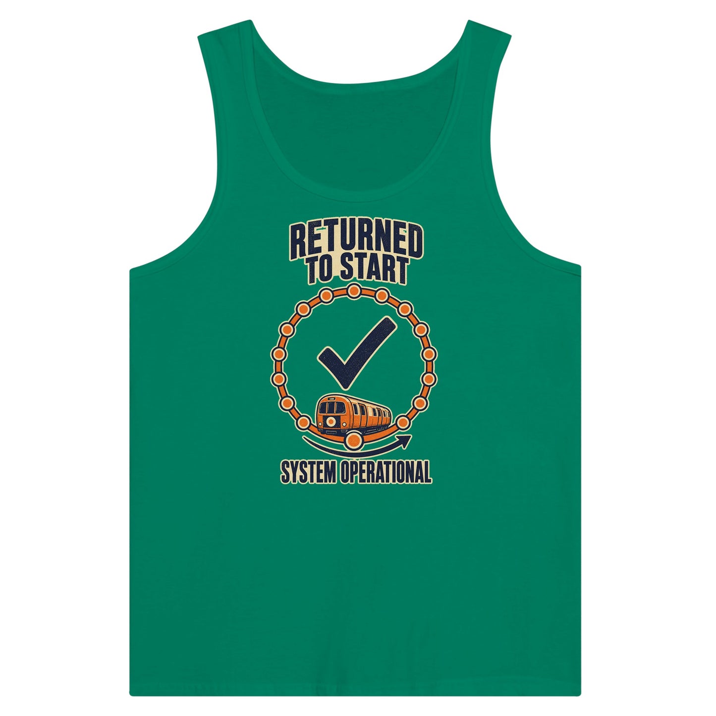 Glasgow Subway: System Operational Premium Unisex Tank Top — product view 10