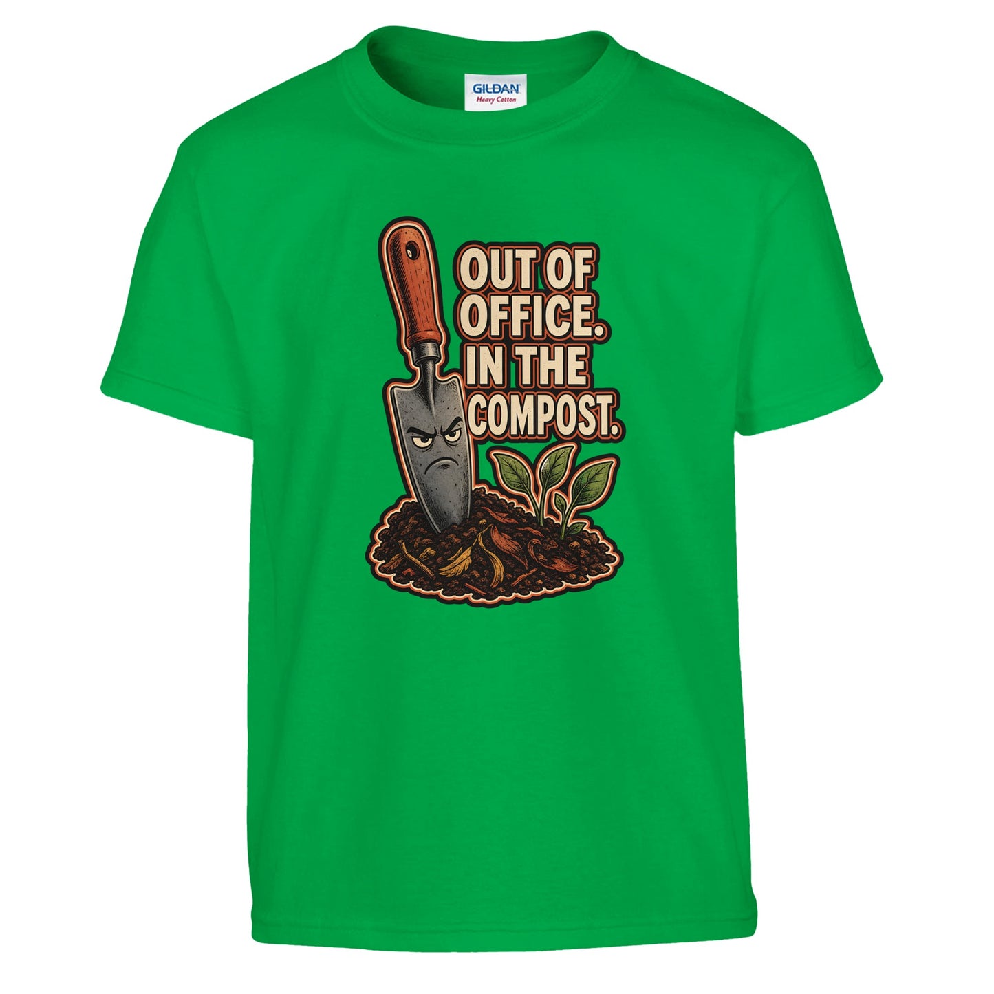 Out of Office, In the Compost Kids' T-shirt — product view 8