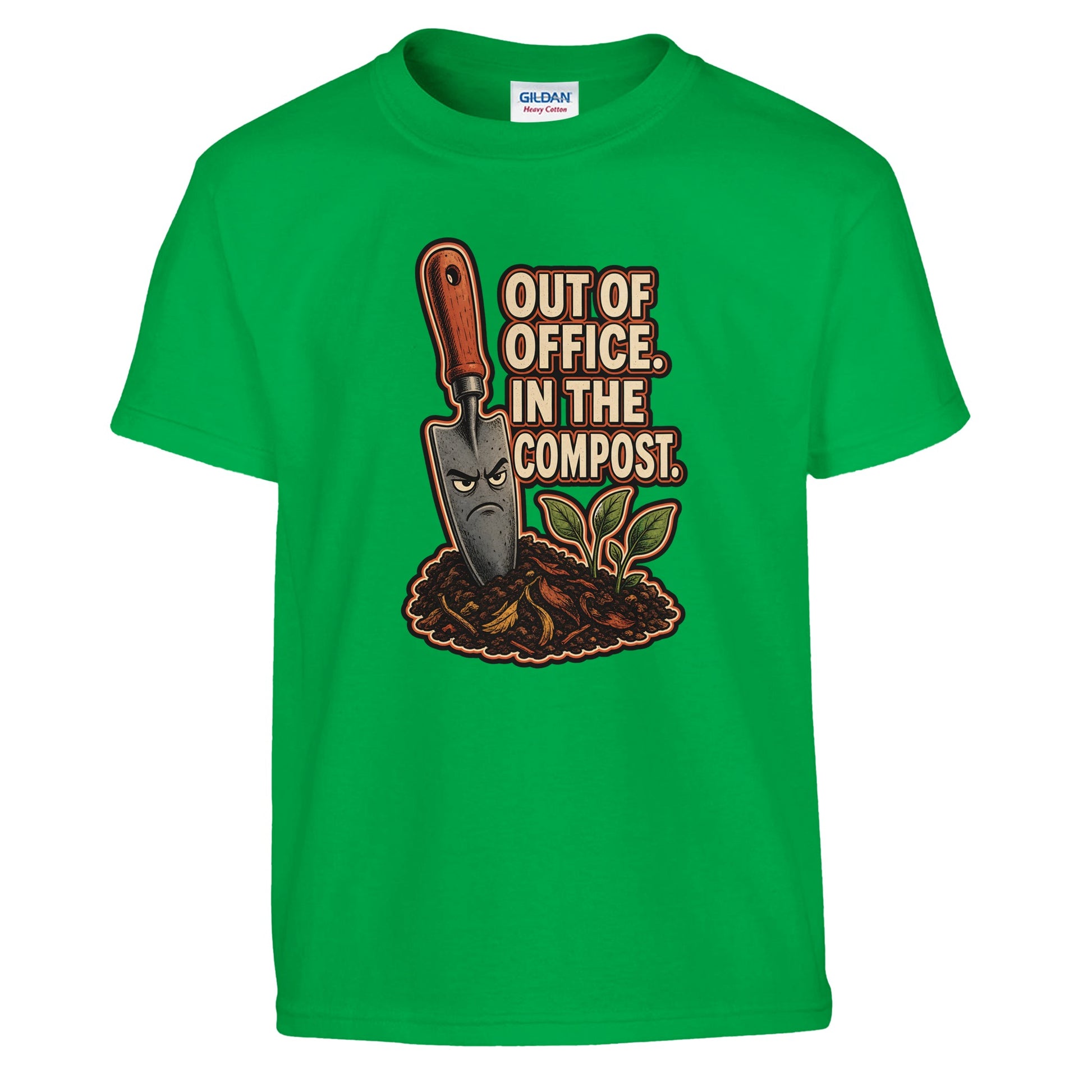 Out of Office, In the Compost Kids' T-shirt — product view 8