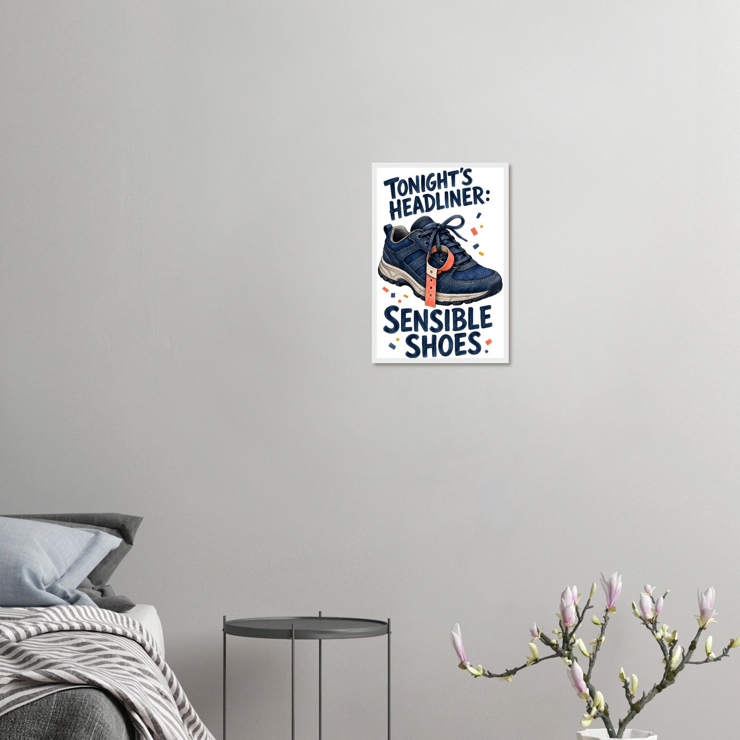 Tonight's Headliner: Sensible Shoes Concert Framed Wall Art — product view 10