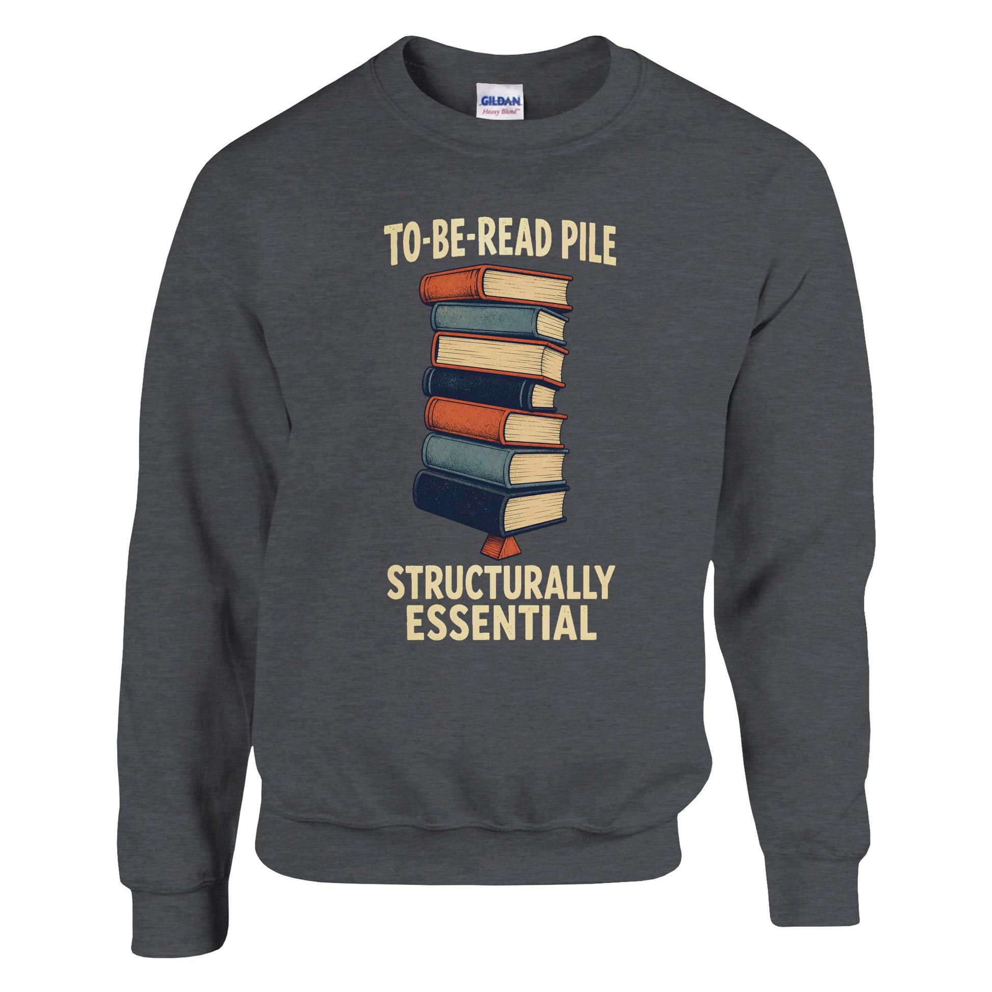 To-Be-Read Pile: Structurally Essential Book Graphic Sweatshirt — product view 14