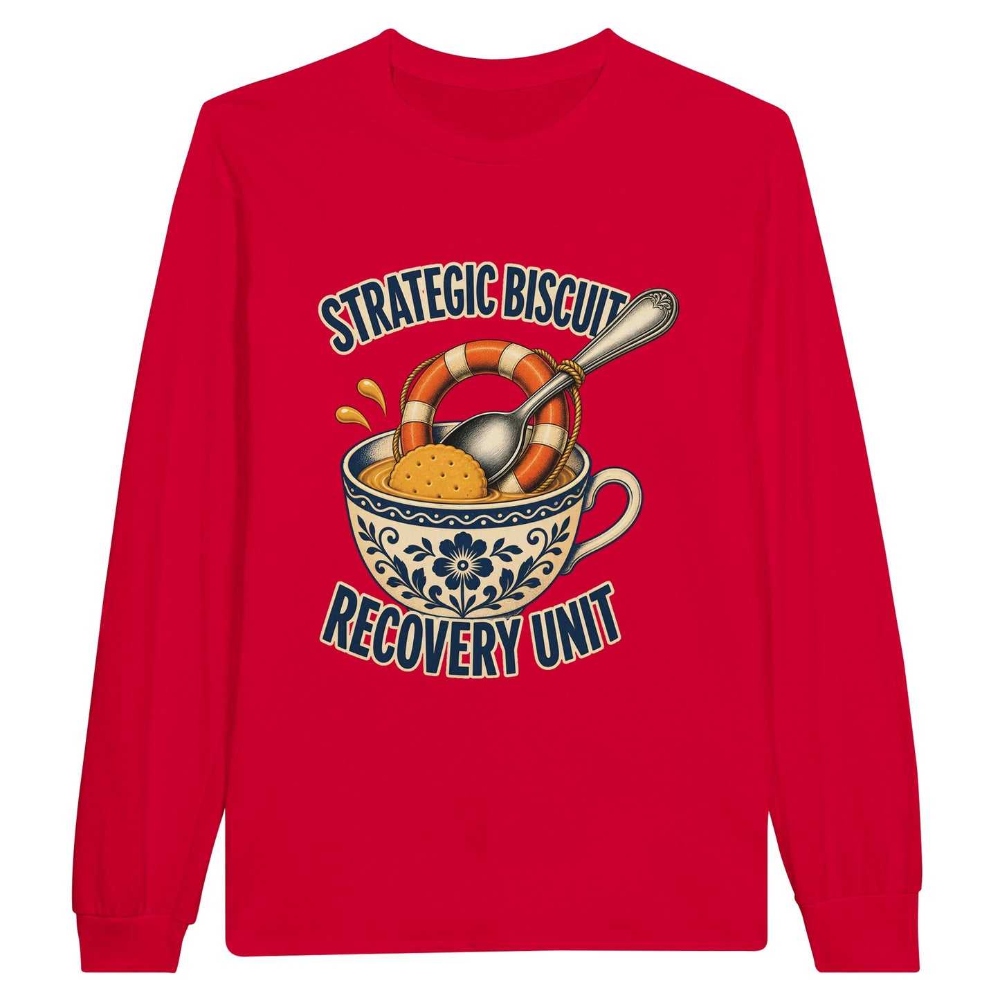 Strategic Biscuit Recovery Unit Long-Sleeve T-shirt — product view 9