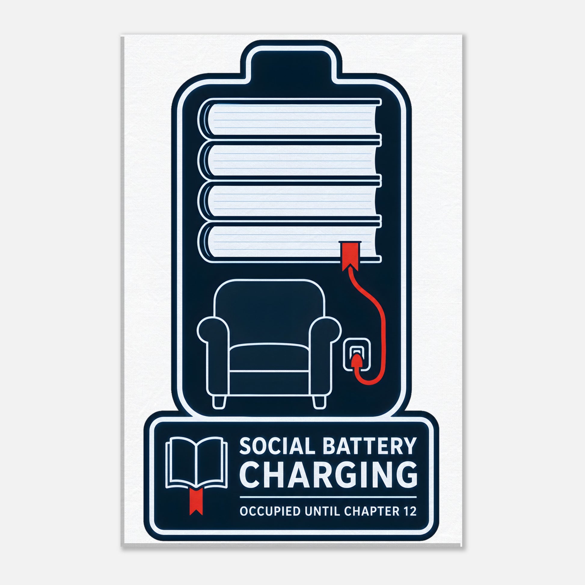 Social Battery Charging Canvas — product view 3