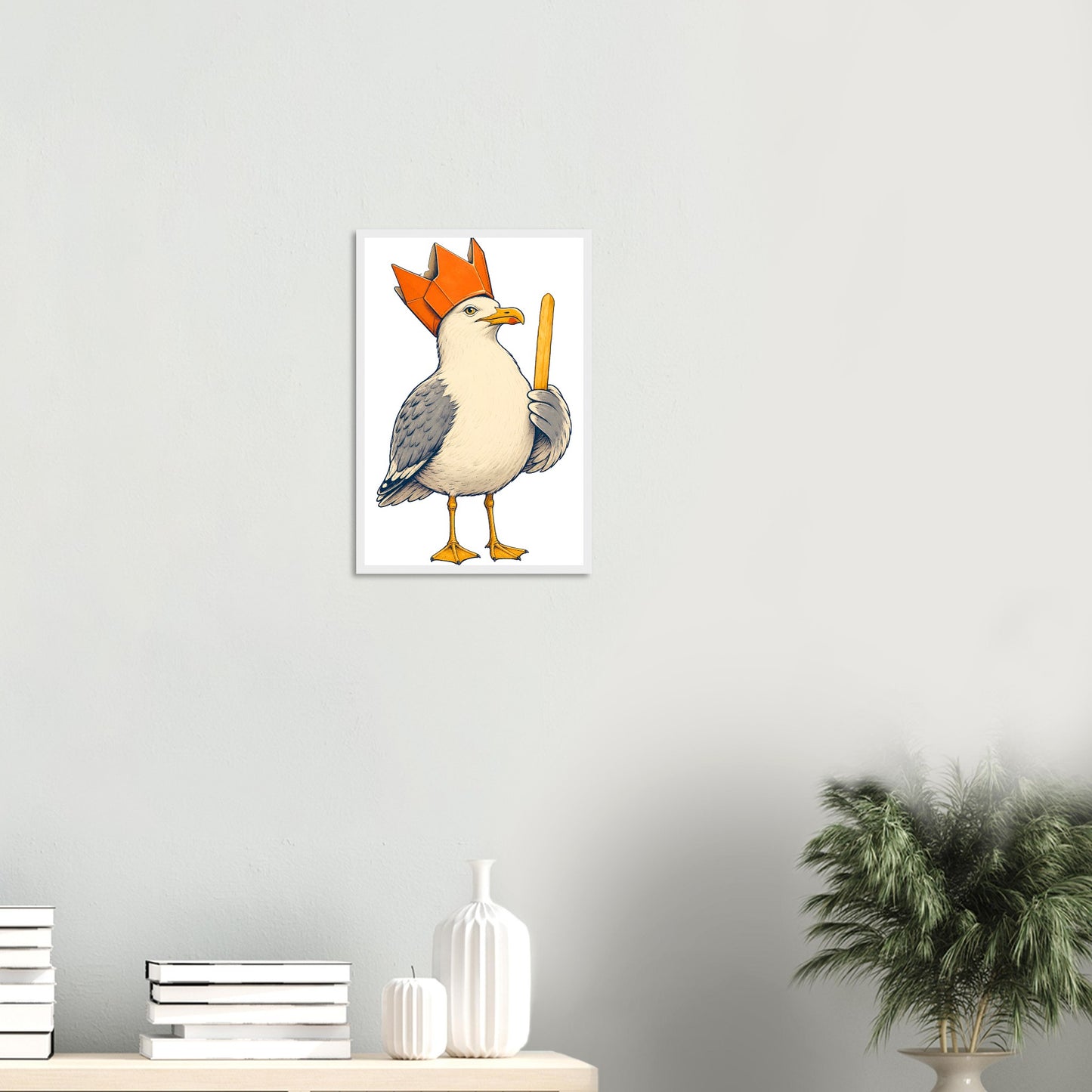 The Chip Crown Gull Framed Wall Art — product view 11