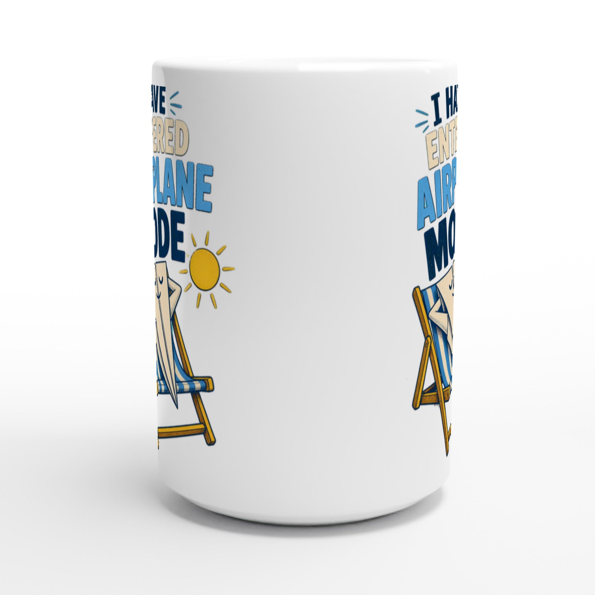 I Have Entered Airplane Mode Graphic Large Mug — product view 2