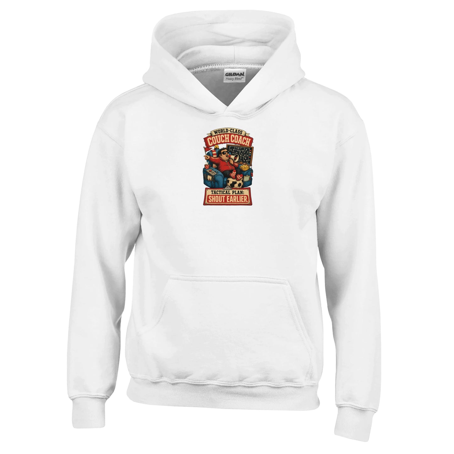 World-Class Couch Coach Kids' Hoodie — product view 1