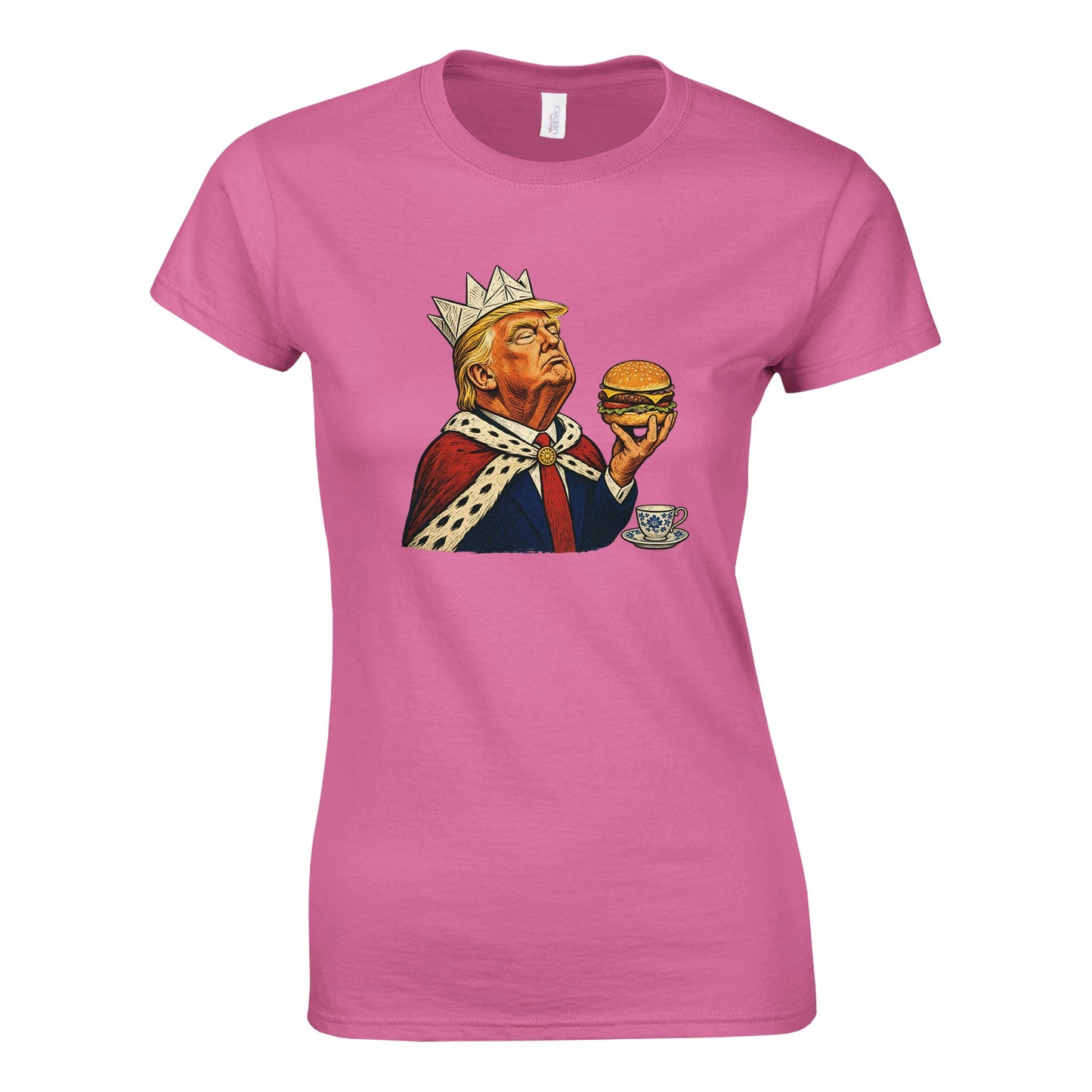 The Very Temporary Monarch — Trump Satire Women's T-shirt — product view 7