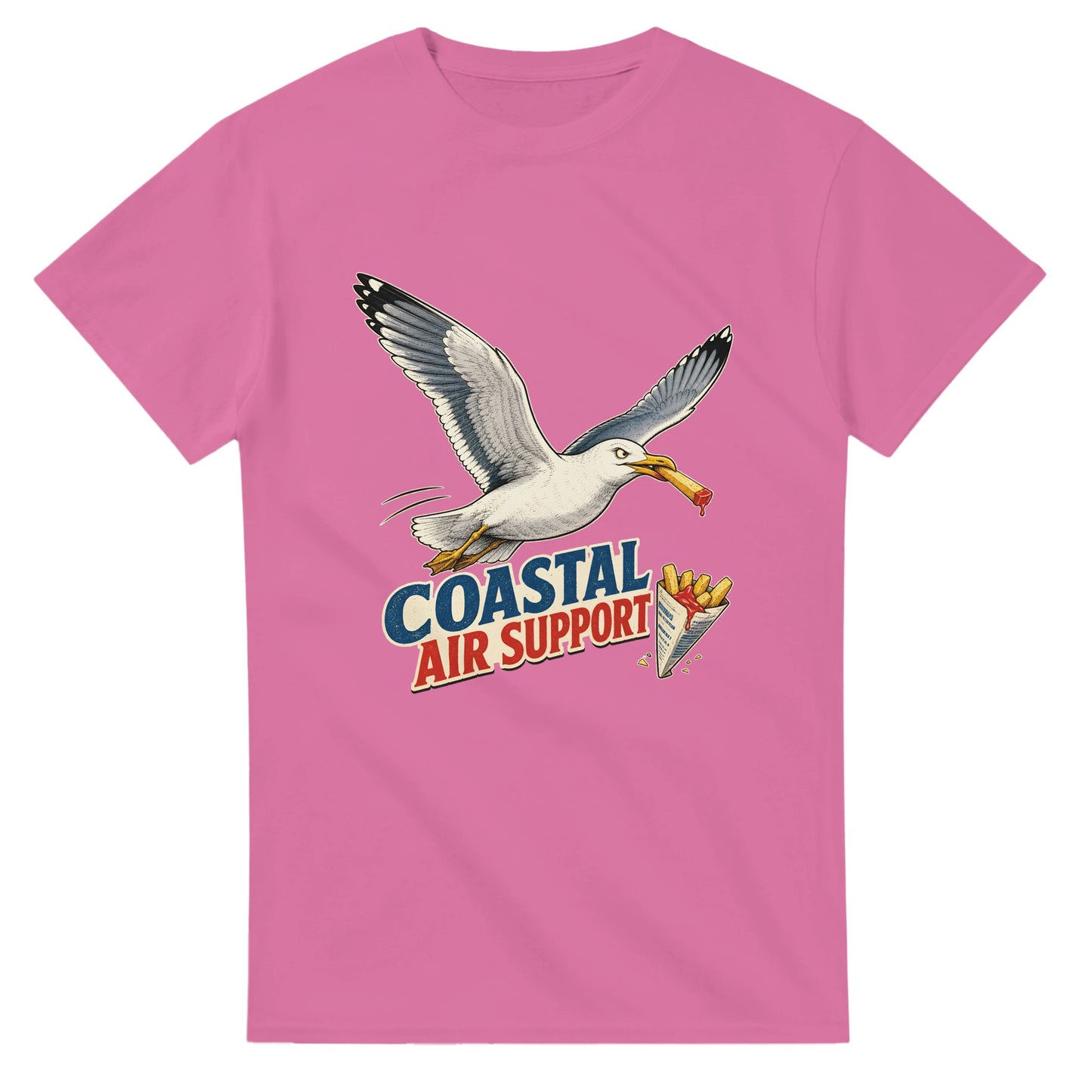 Coastal Air Support Seagull Graphic T-shirt — product view 4