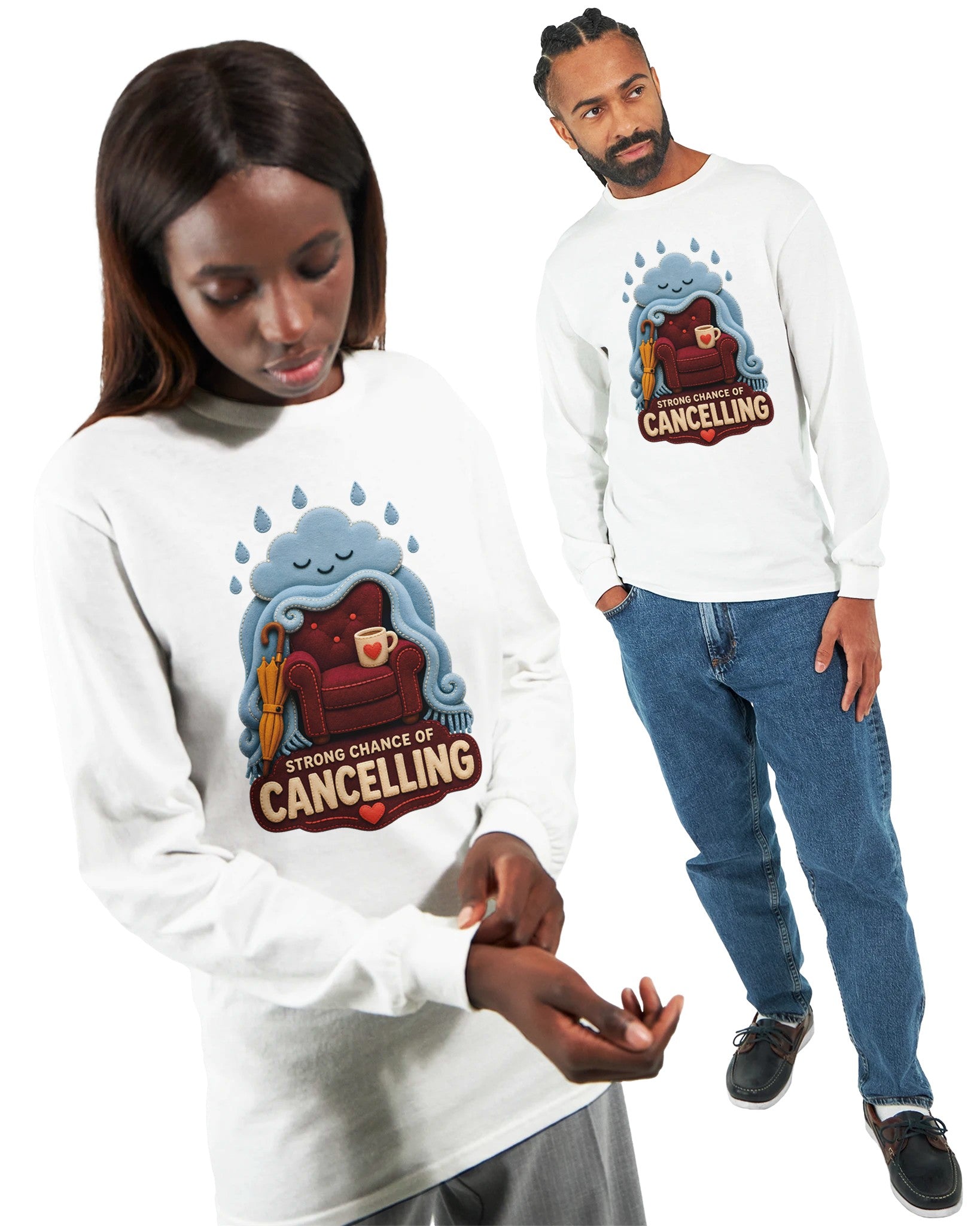 Strong Chance of Cancelling Long-Sleeve T-shirt — product view 15