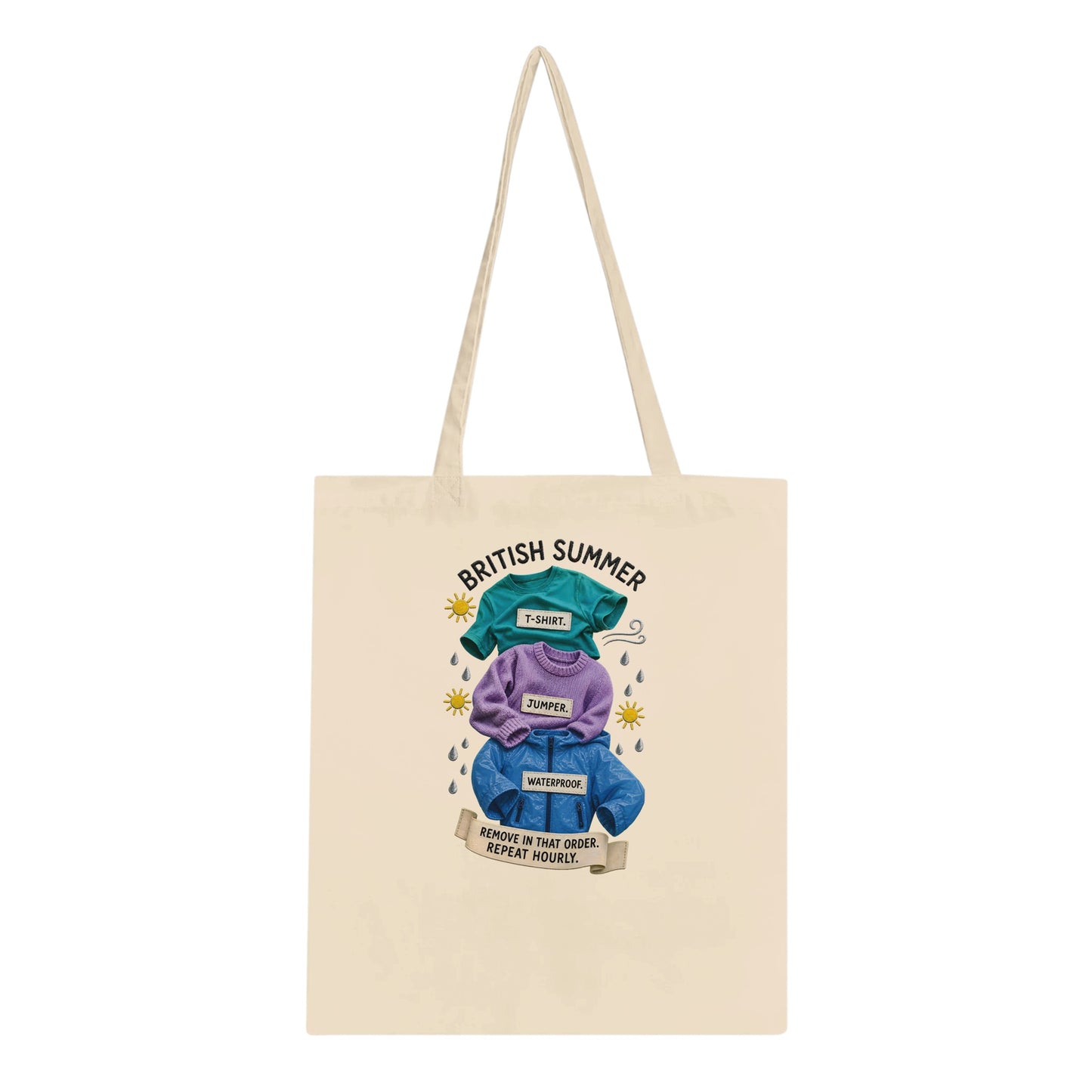 British Summer: Repeat Layers Hourly Tote Bag — product view 1