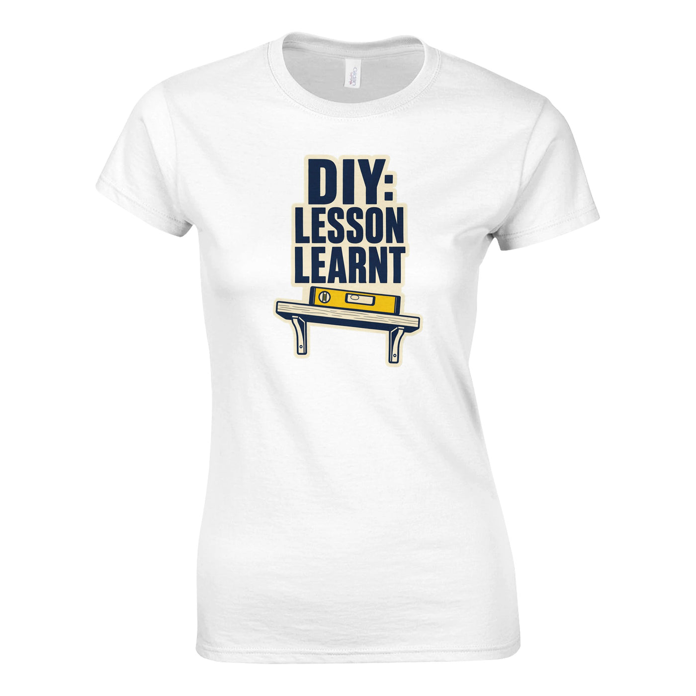 DIY: Lesson Learnt Wonky Shelf Graphic Women's T-shirt