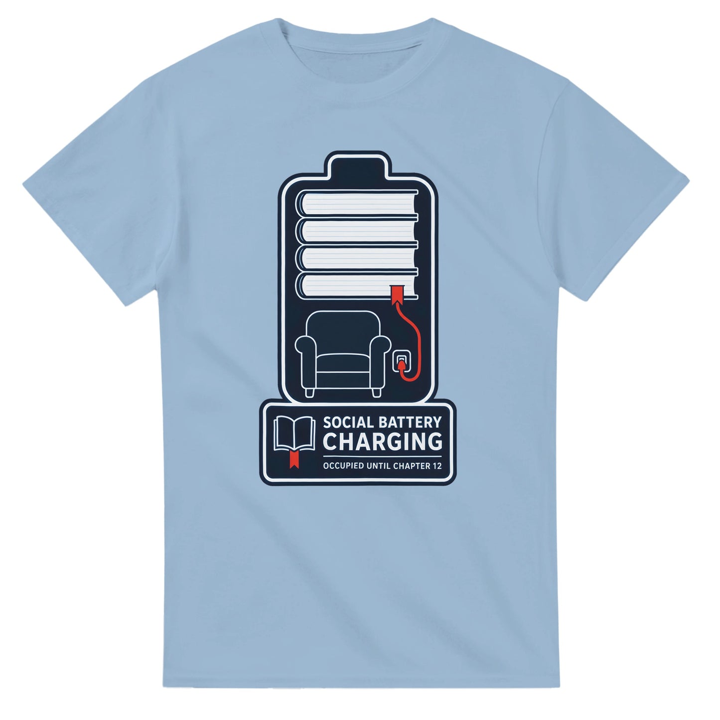 Social Battery Charging T-shirt — product view 15