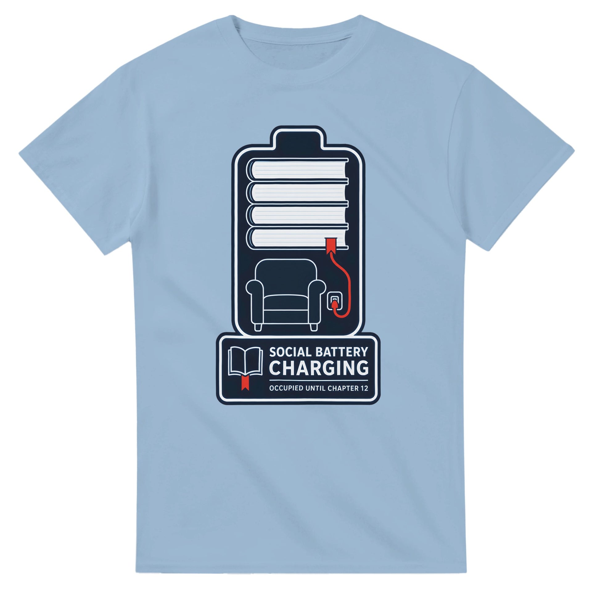 Social Battery Charging T-shirt — product view 15