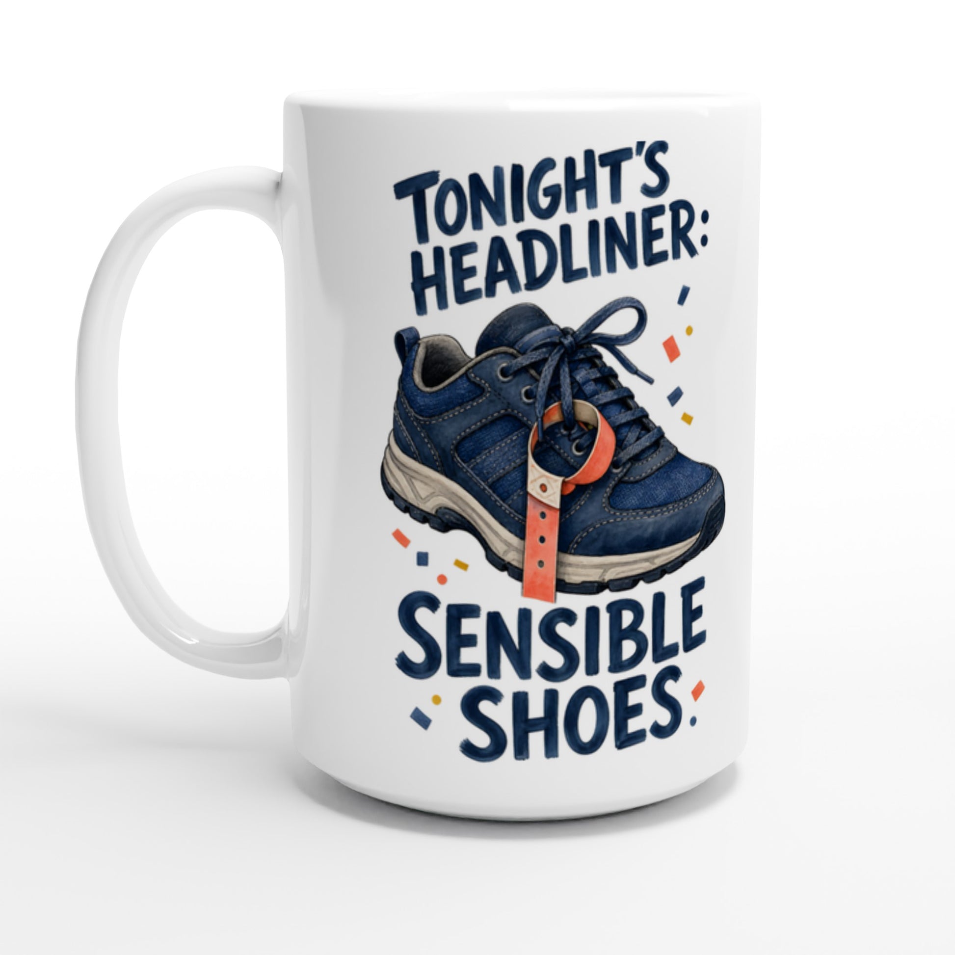 Tonight's Headliner: Sensible Shoes Concert Large Mug — product view 1
