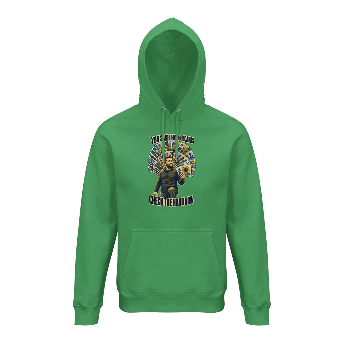 You Said I Had No Cards – Zelenskyy Satire Hoodie — product view 10