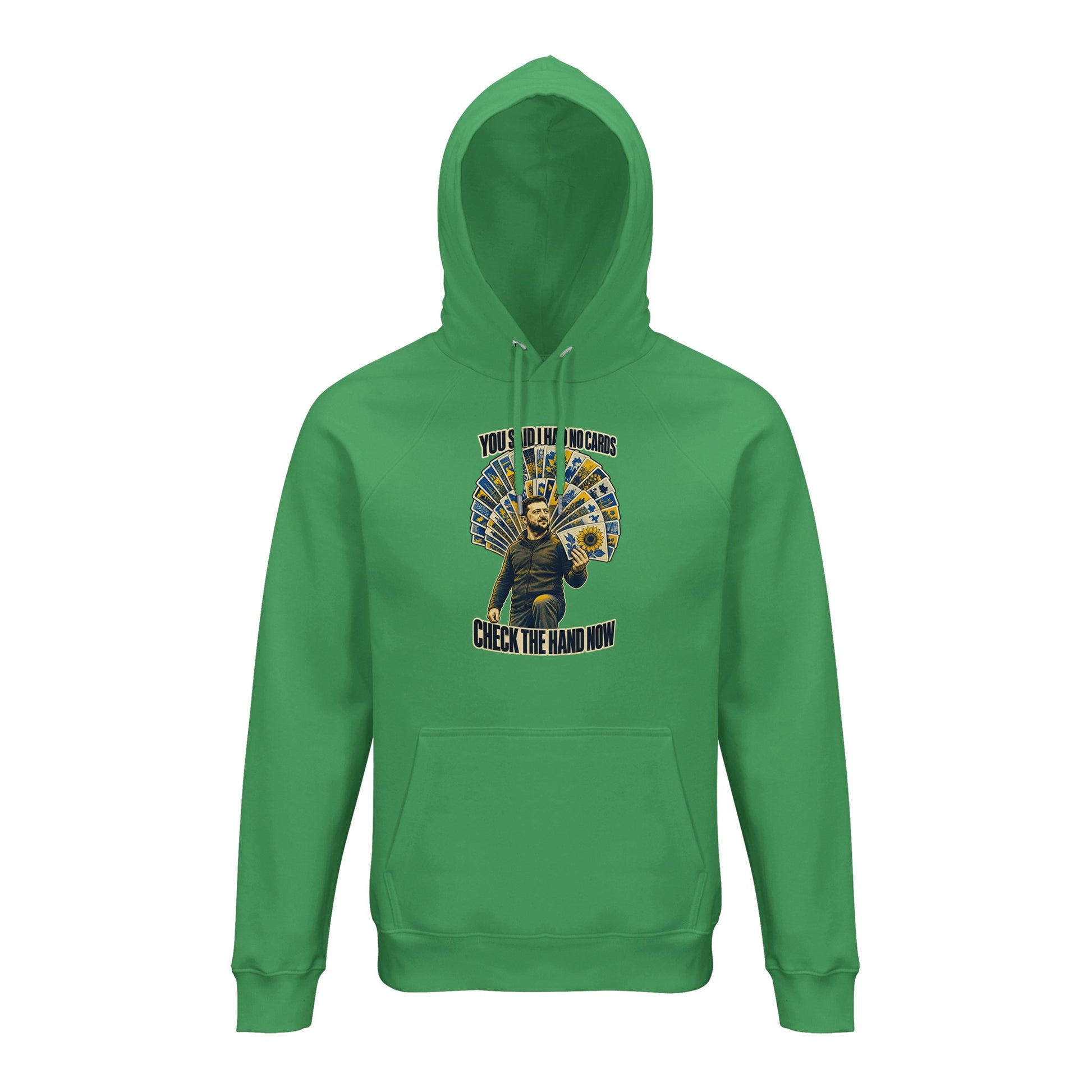 You Said I Had No Cards – Zelenskyy Satire Hoodie — product view 10