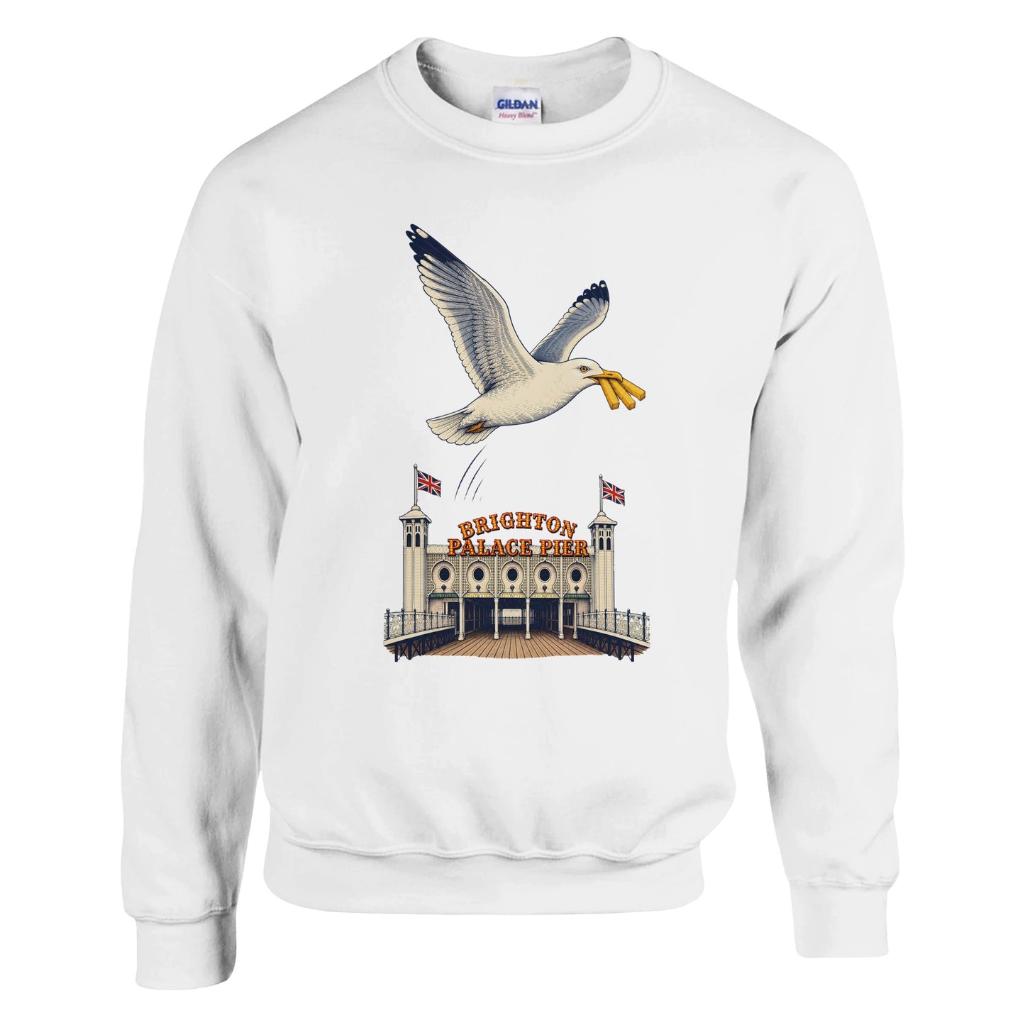 Brighton Palace Pier Chip Heist Sweatshirt — product view 1