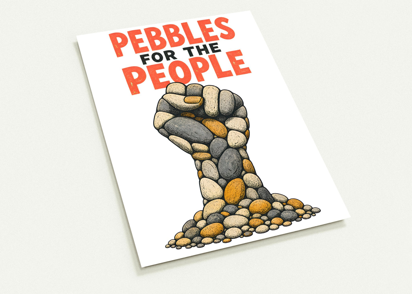 Pebbles for the People Graphic Postcard Pack — product view 2