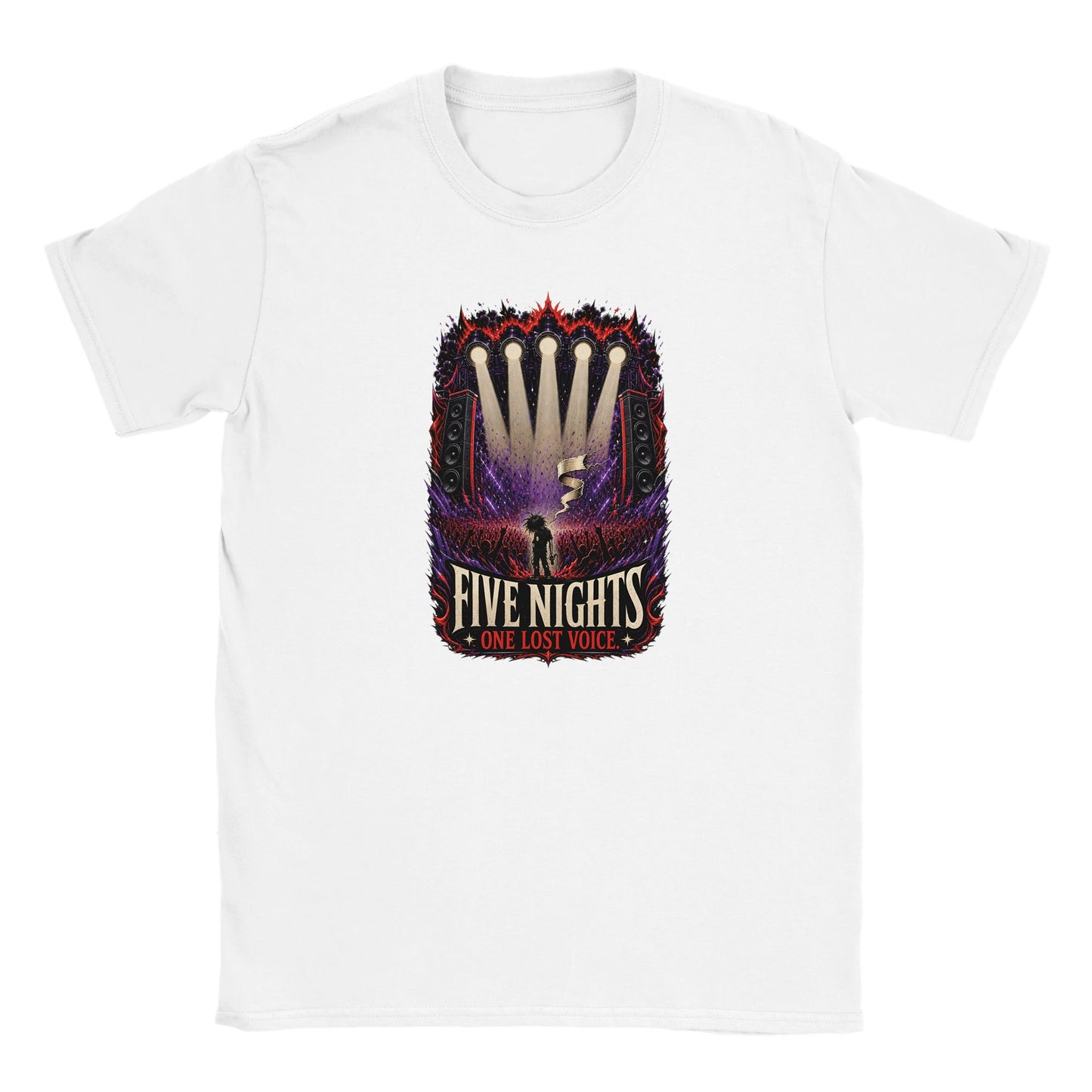 Five Nights, One Lost Voice Kids' T-shirt — product view 2