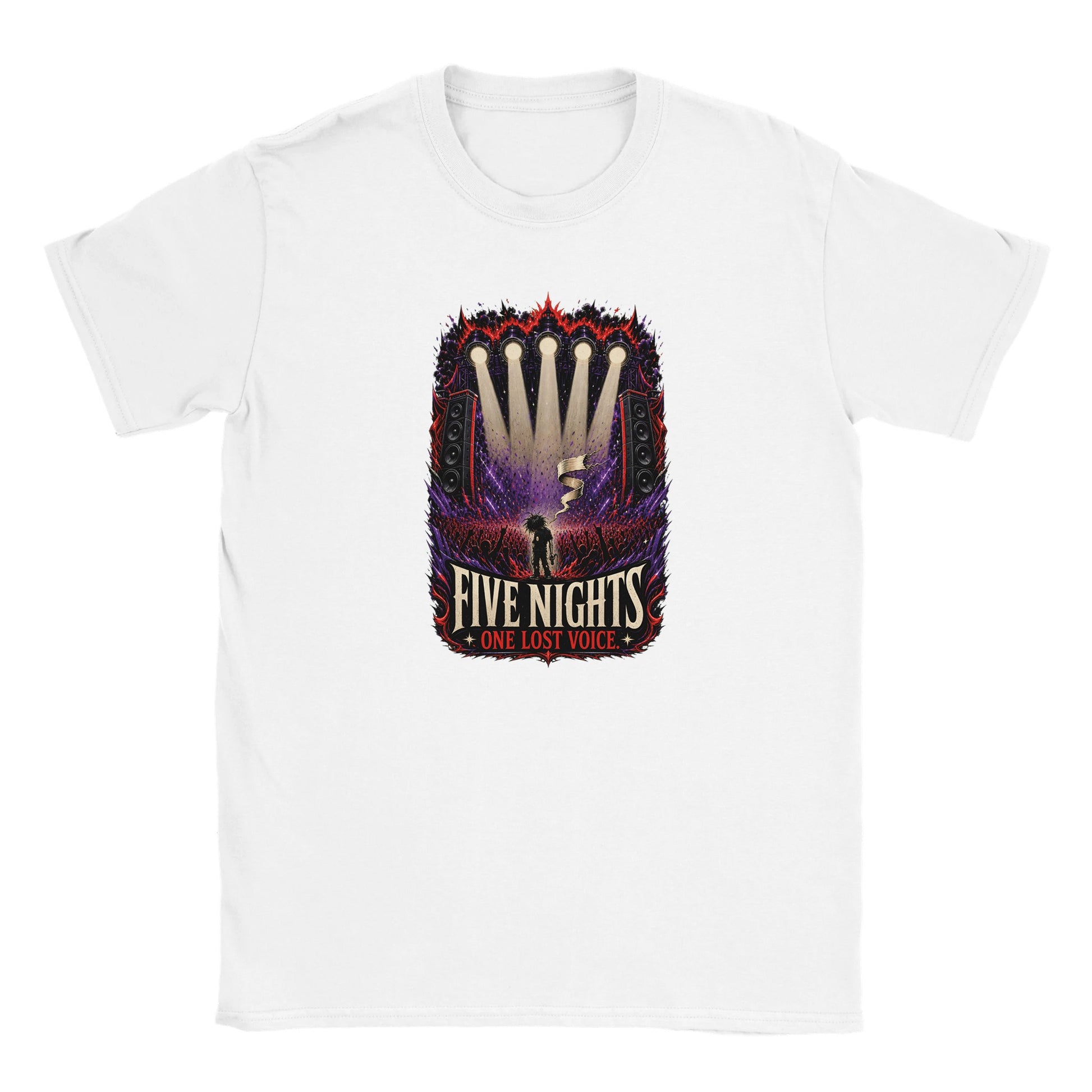 Five Nights, One Lost Voice Kids' T-shirt — product view 2