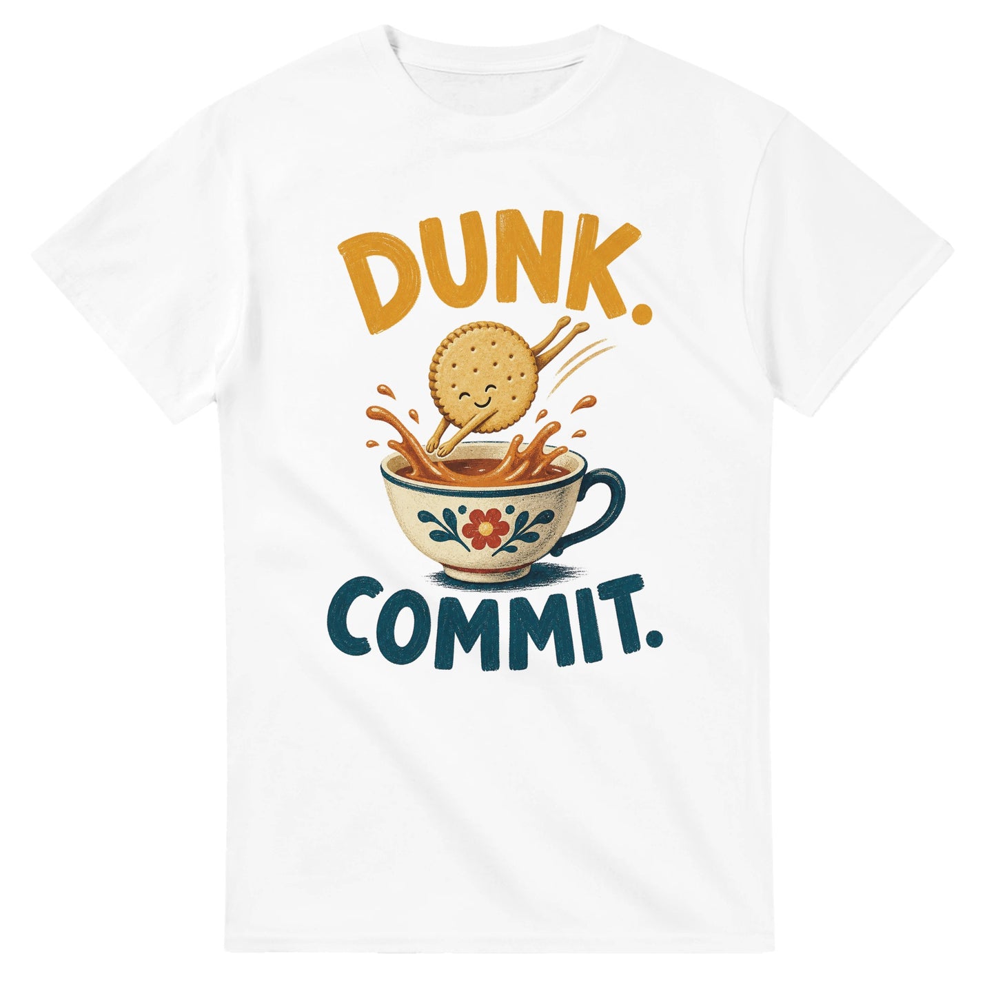 Dunk. Commit. Tea Biscuit Graphic T-shirt — product view 1
