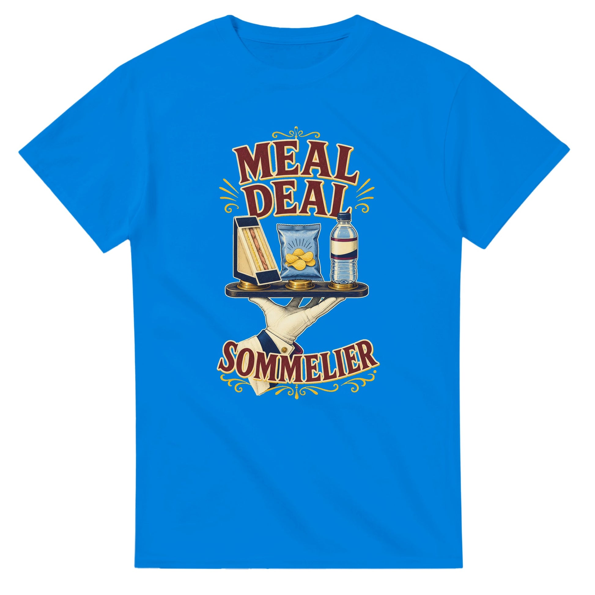 Meal Deal Sommelier British Lunch Design T-shirt — product view 2