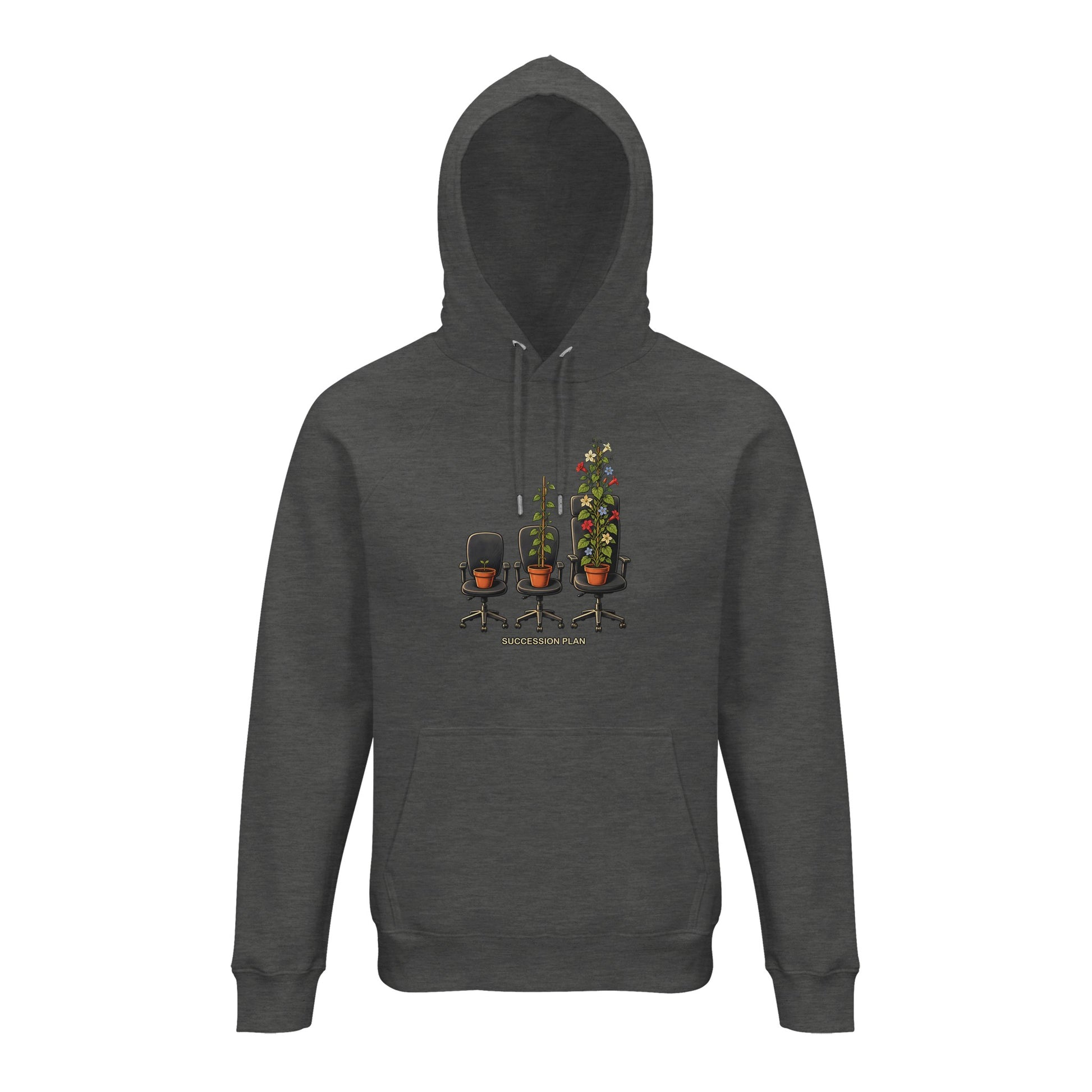 Succession Plan Office Chair Garden Graphic Hoodie — product view 5