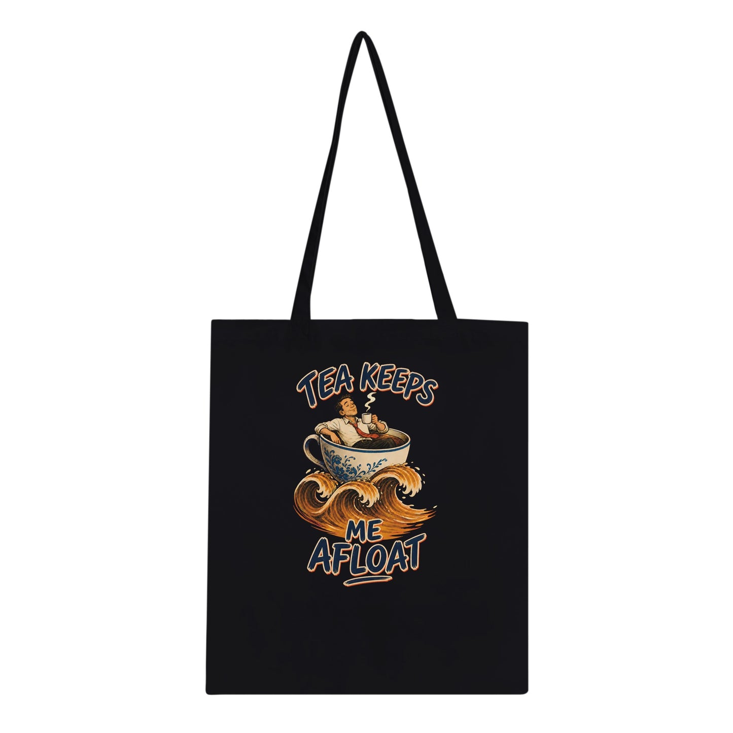 Tea Keeps Me Afloat Tote Bag — product view 3