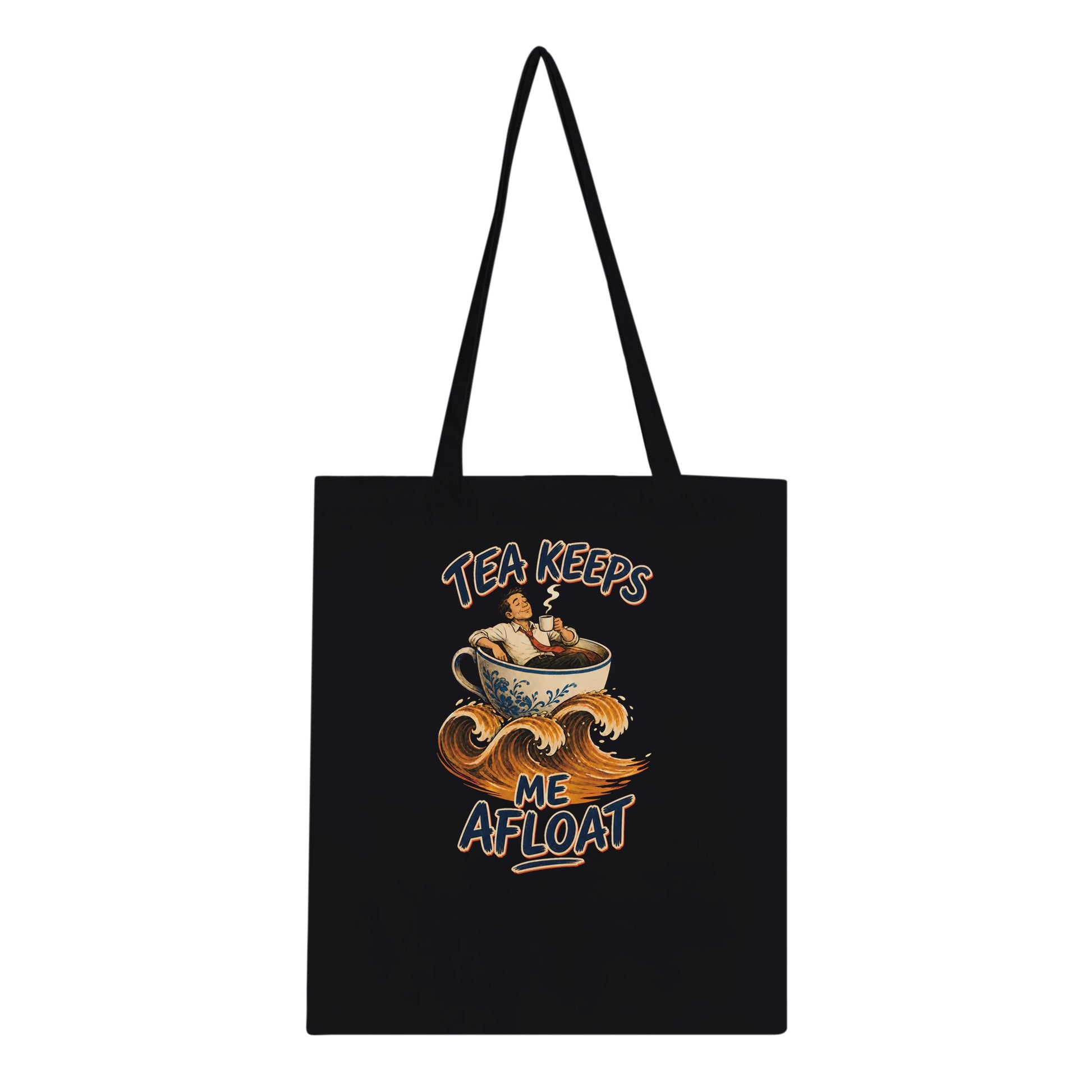 Tea Keeps Me Afloat Tote Bag — product view 4