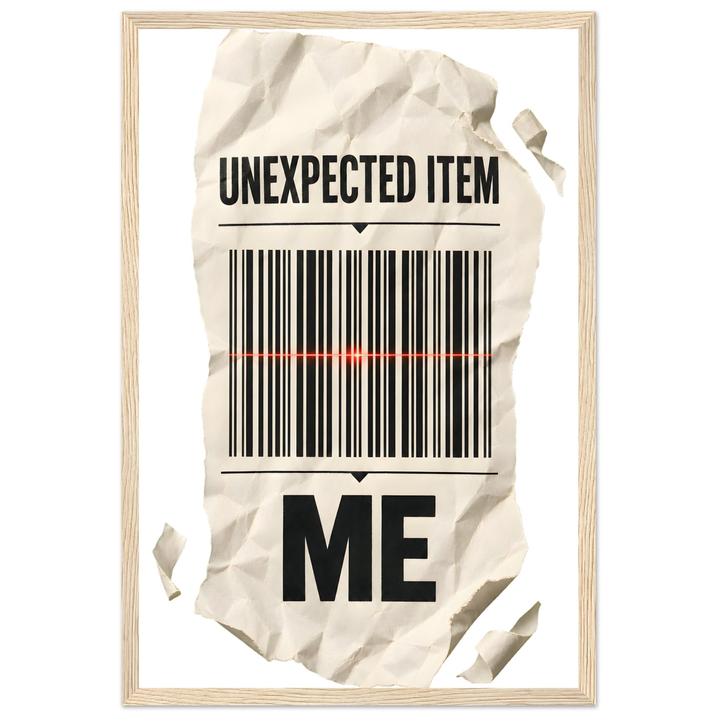 Unexpected Item: Me Framed Wall Art — product view 3