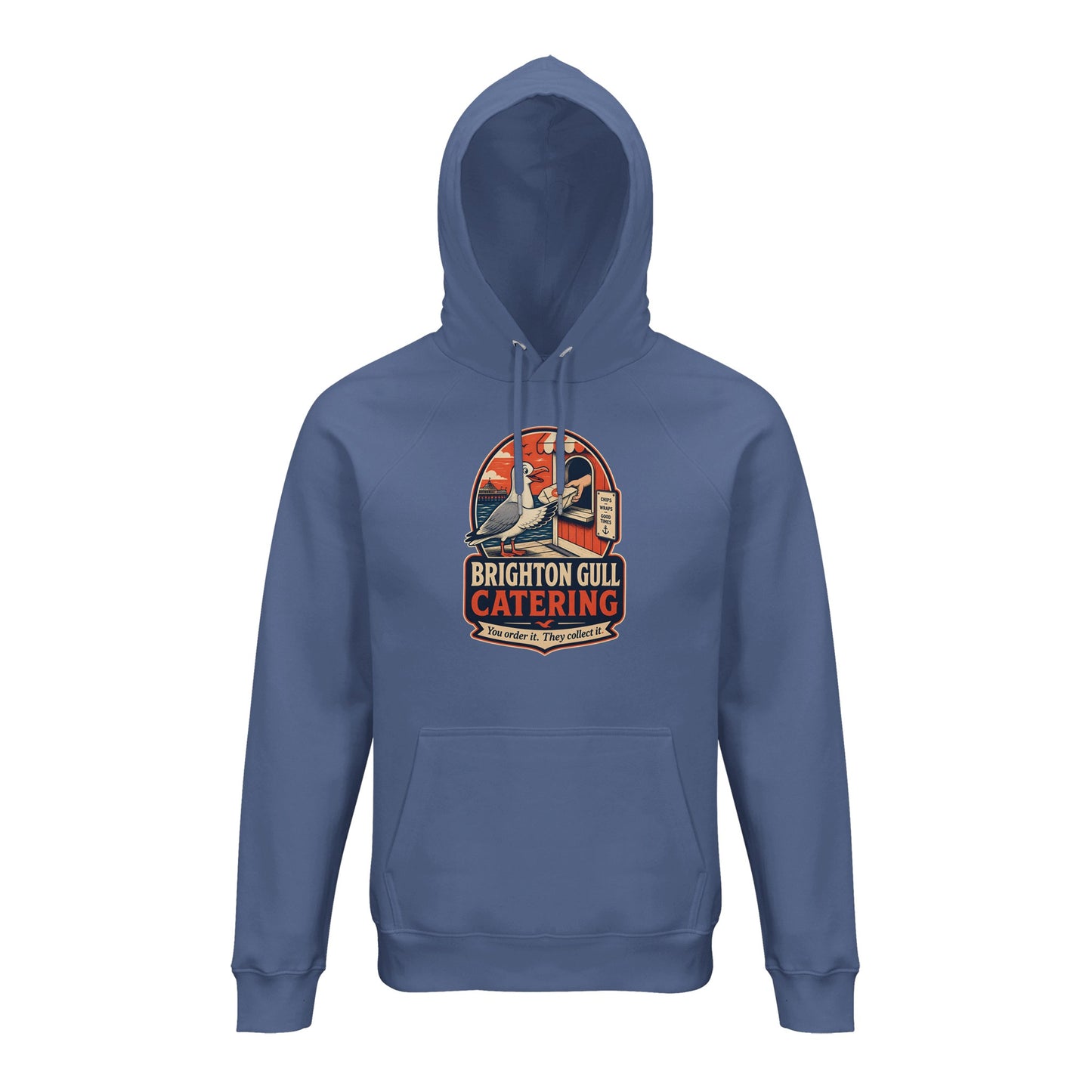 Brighton Gull Catering — Illustrated Hoodie — product view 3