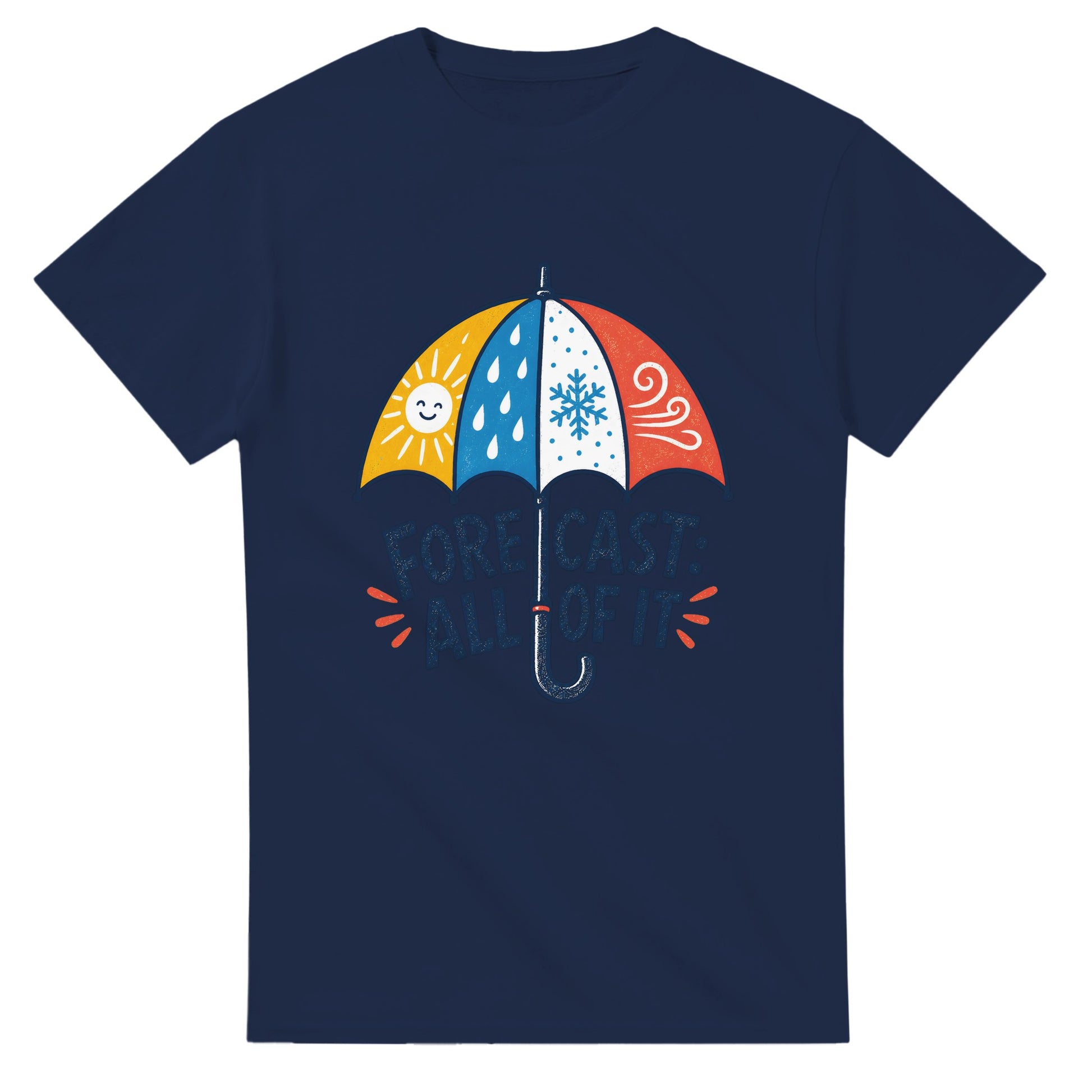 Forecast: All of It British Weather Graphic T-shirt — product view 5