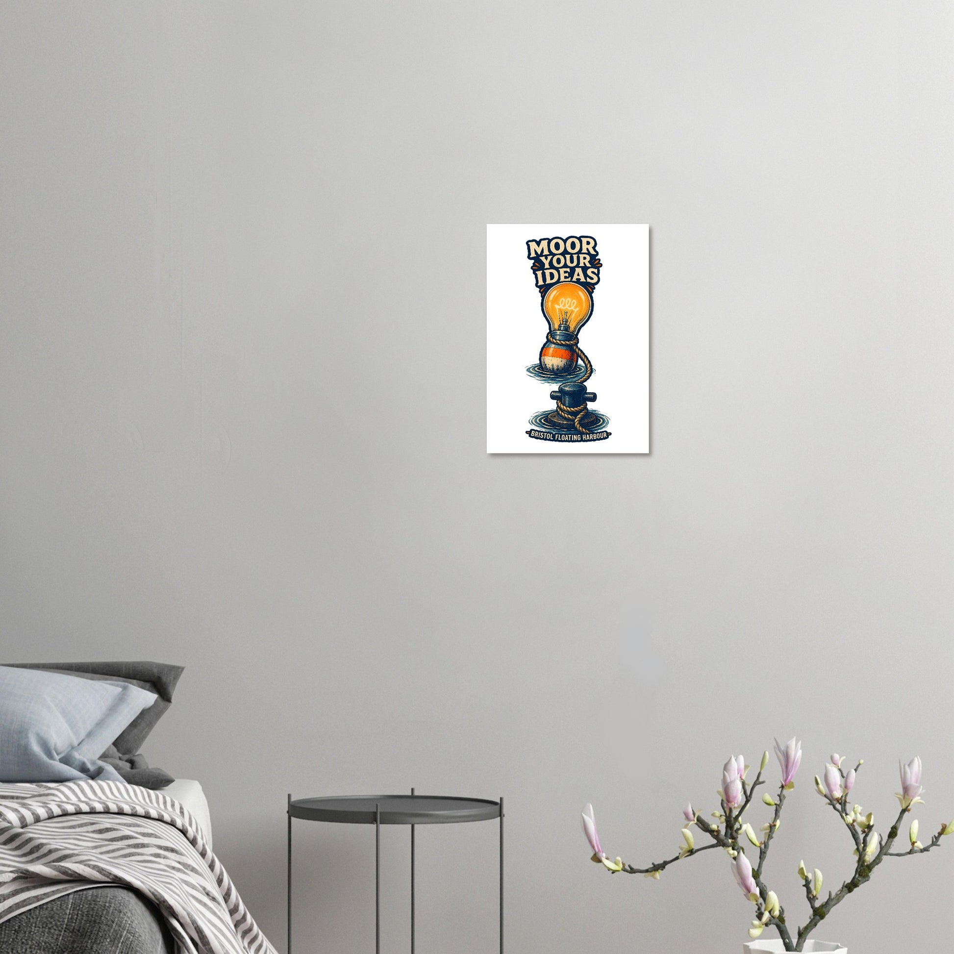 Moor Your Ideas – Bristol Floating Harbour Poster — product view 7