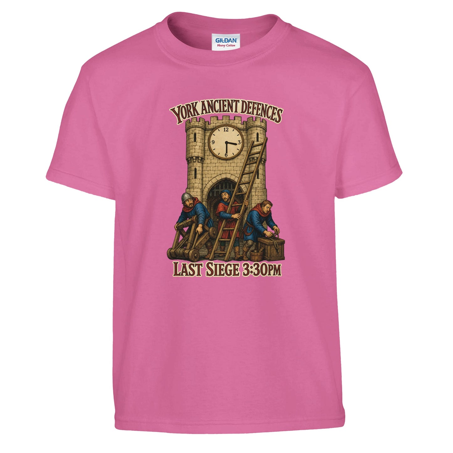 York Ancient Defences – Last Siege 3:30pm Kids' T-shirt — product view 10