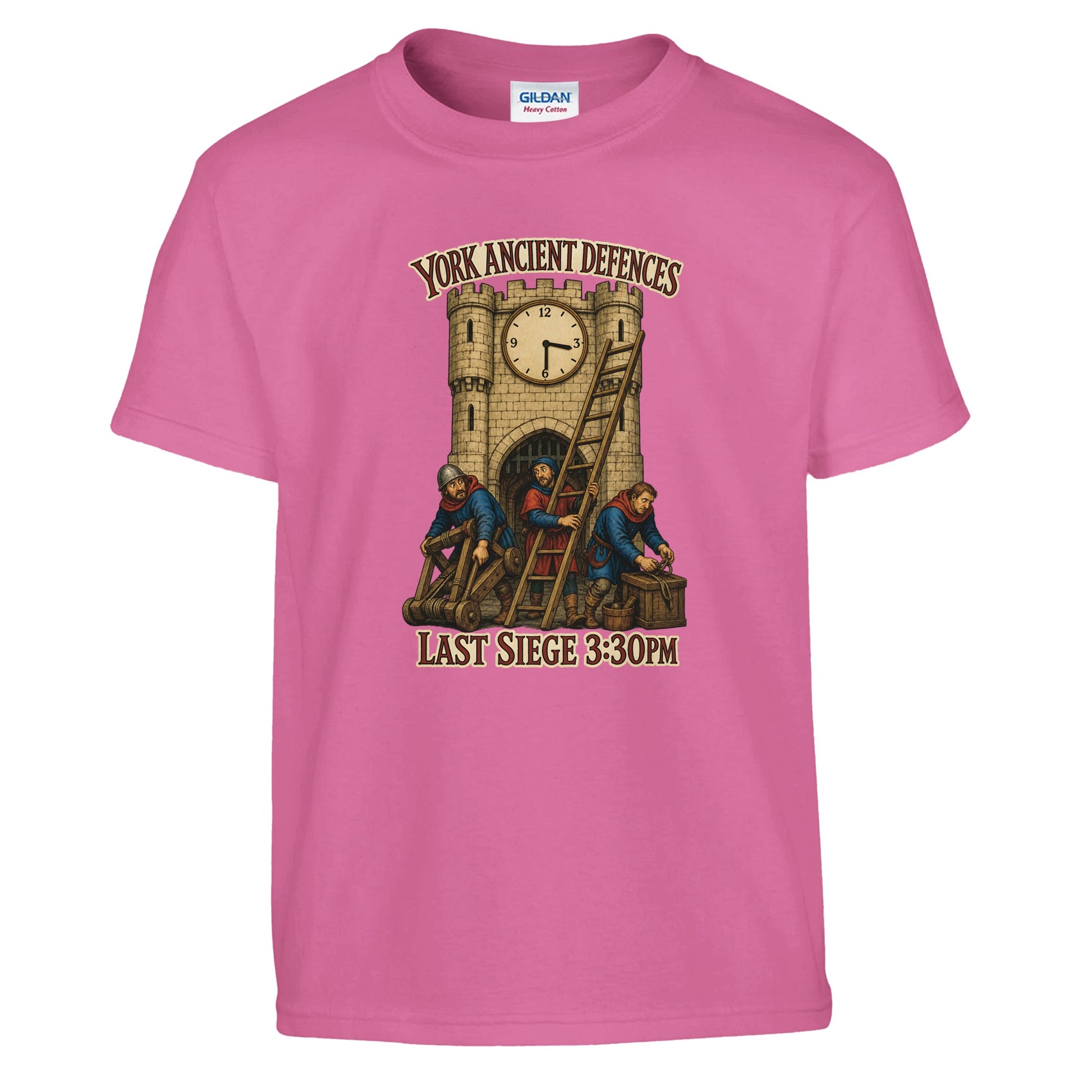 York Ancient Defences – Last Siege 3:30pm Kids' T-shirt — product view 10