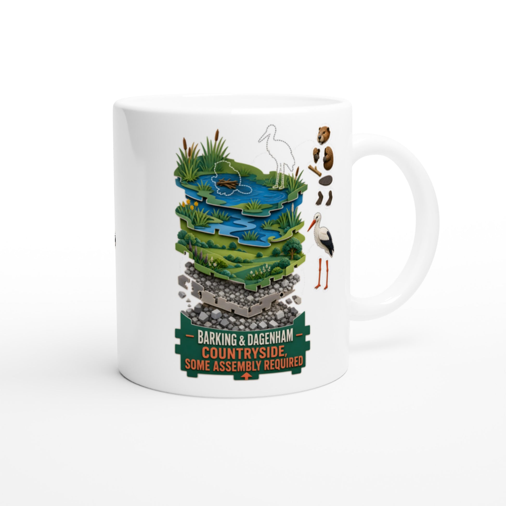 Barking & Dagenham Countryside Mug — product view 2