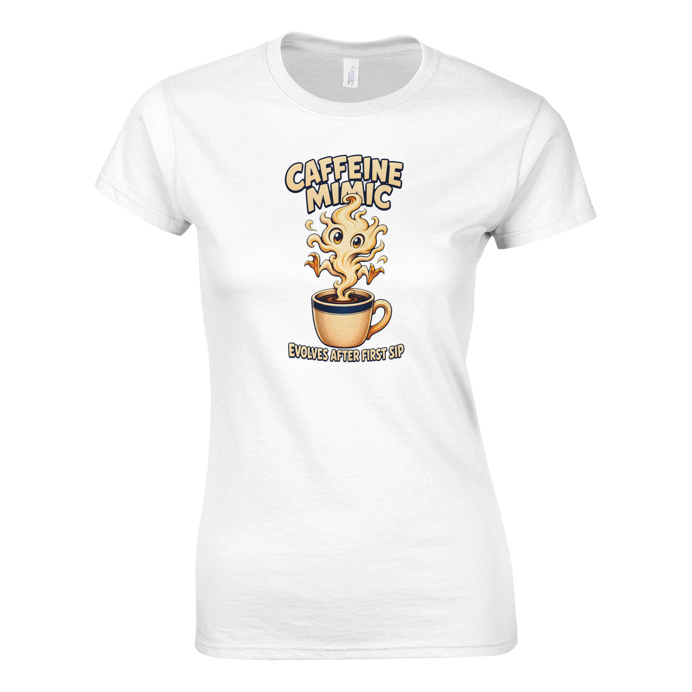 Caffeine Mimic – Evolves After First Sip Women's T-shirt