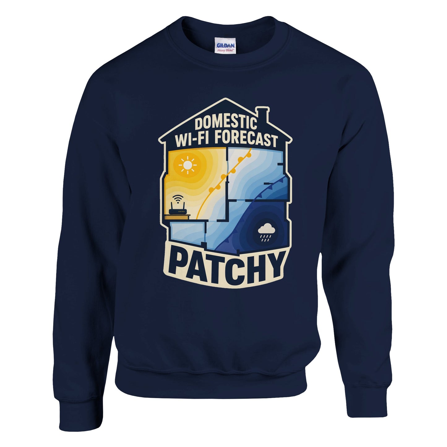 Domestic Wi-Fi Forecast Patchy Sweatshirt — product view 13