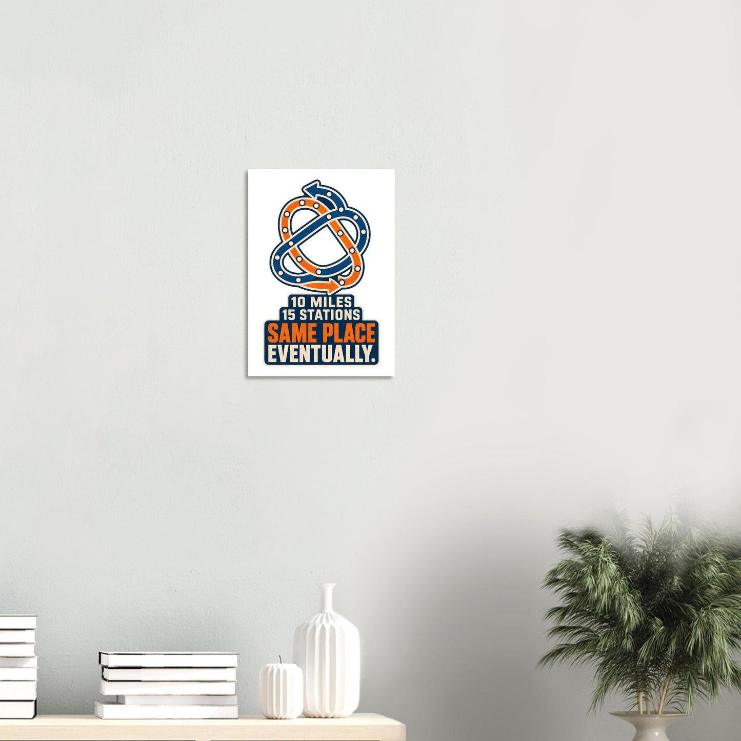 Glasgow Same Place Eventually Poster — product view 8