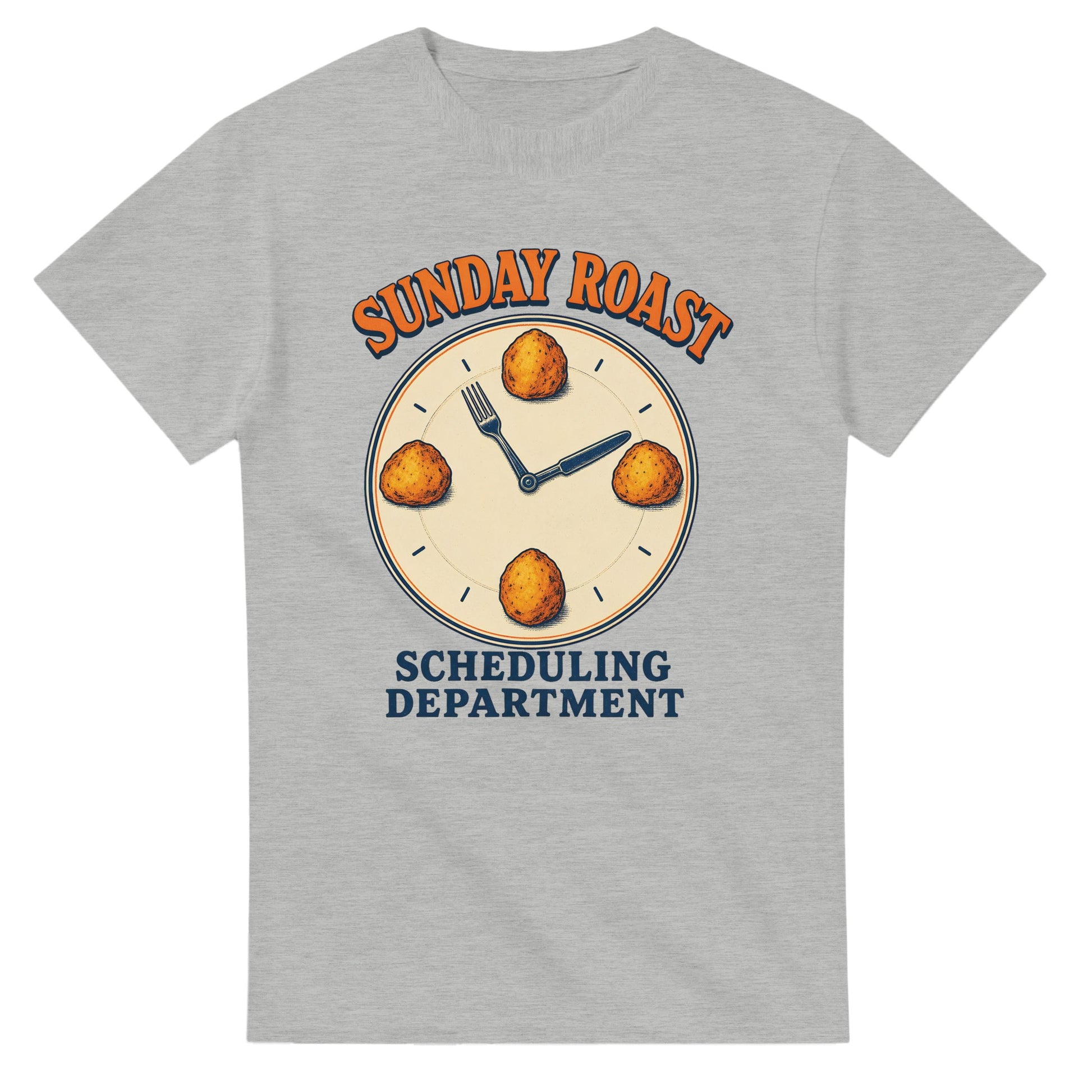 Sunday Roast Scheduling Department T-shirt — product view 6