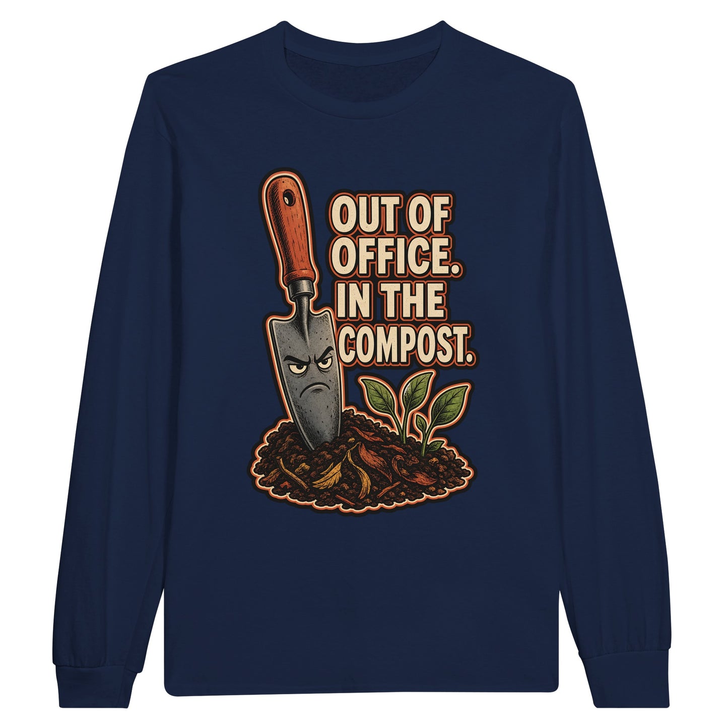 Out of Office, In the Compost Long-Sleeve T-shirt — product view 11