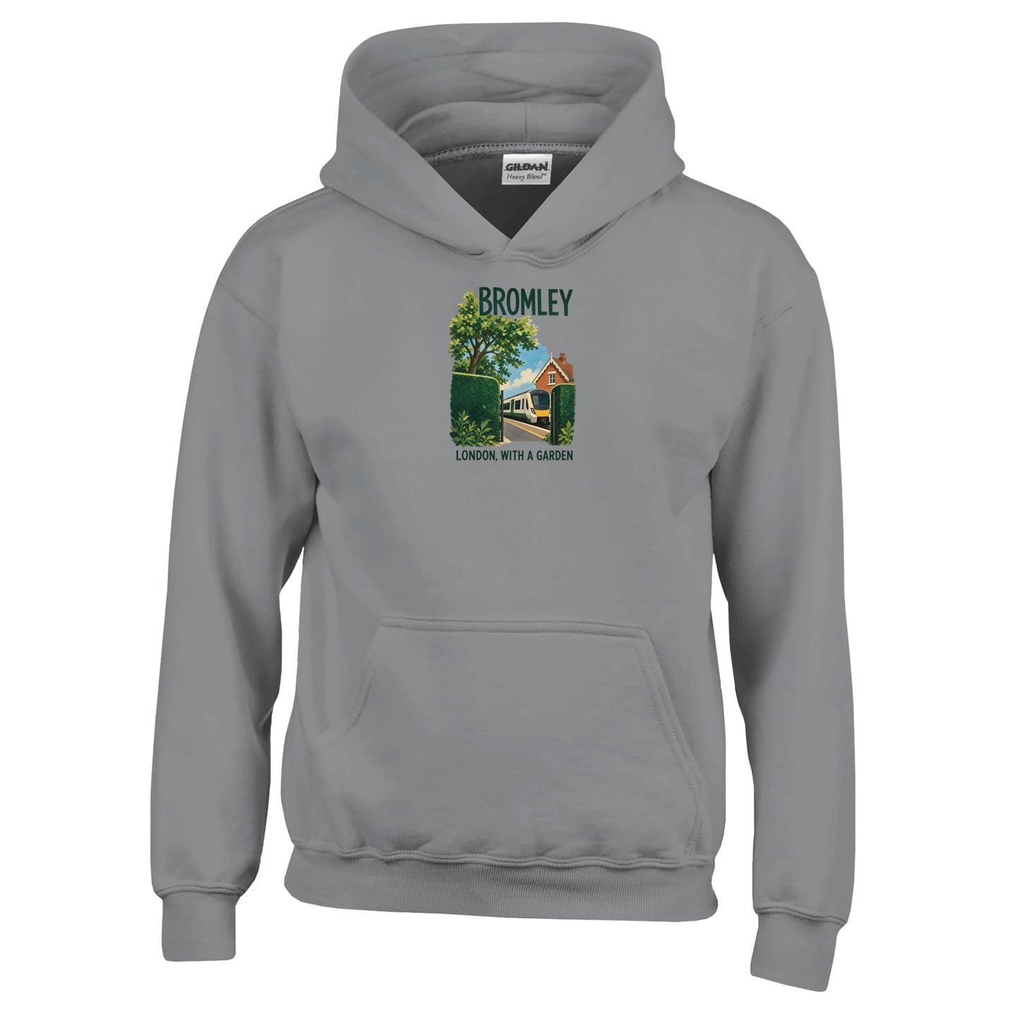 Bromley: London with a Garden Kids' Hoodie — product view 13