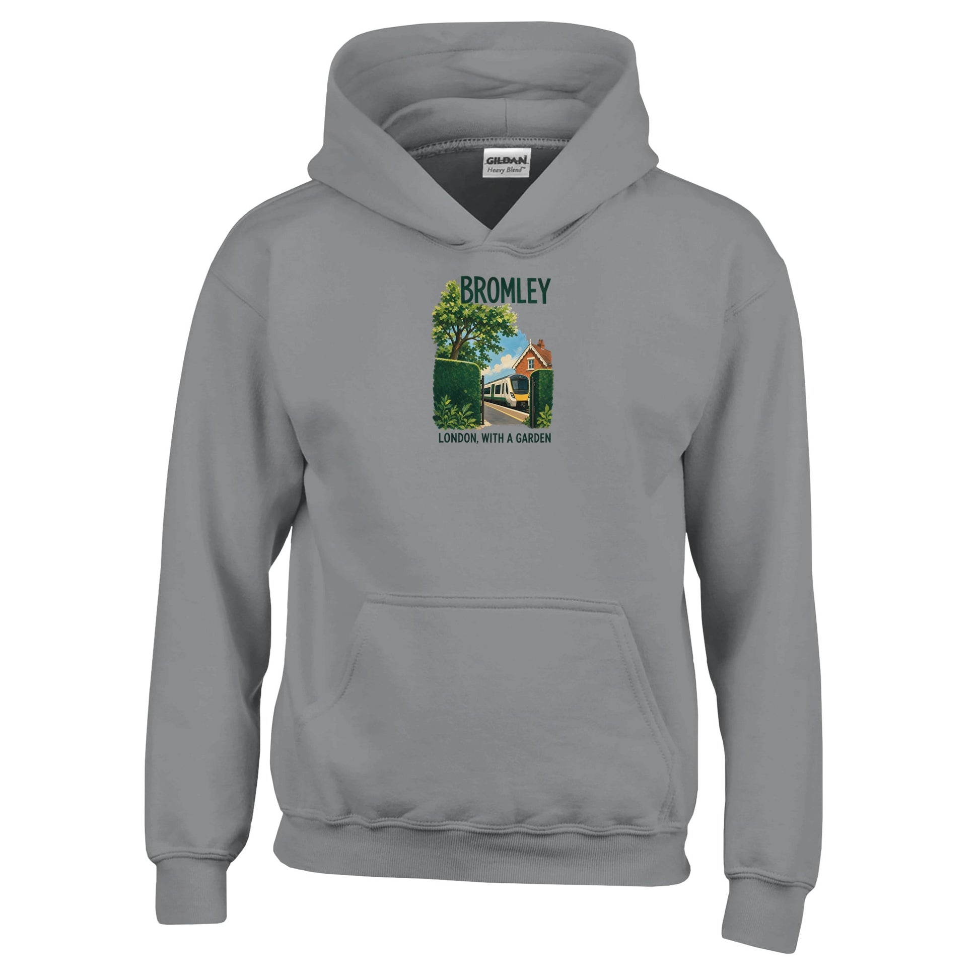 Bromley: London with a Garden Kids' Hoodie — product view 13
