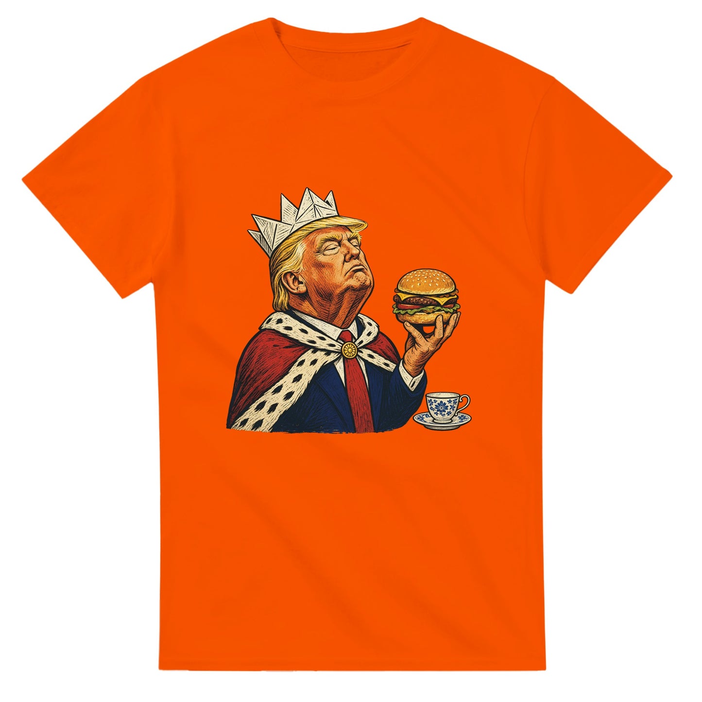 The Very Temporary Monarch — Trump Satire T-shirt — product view 7