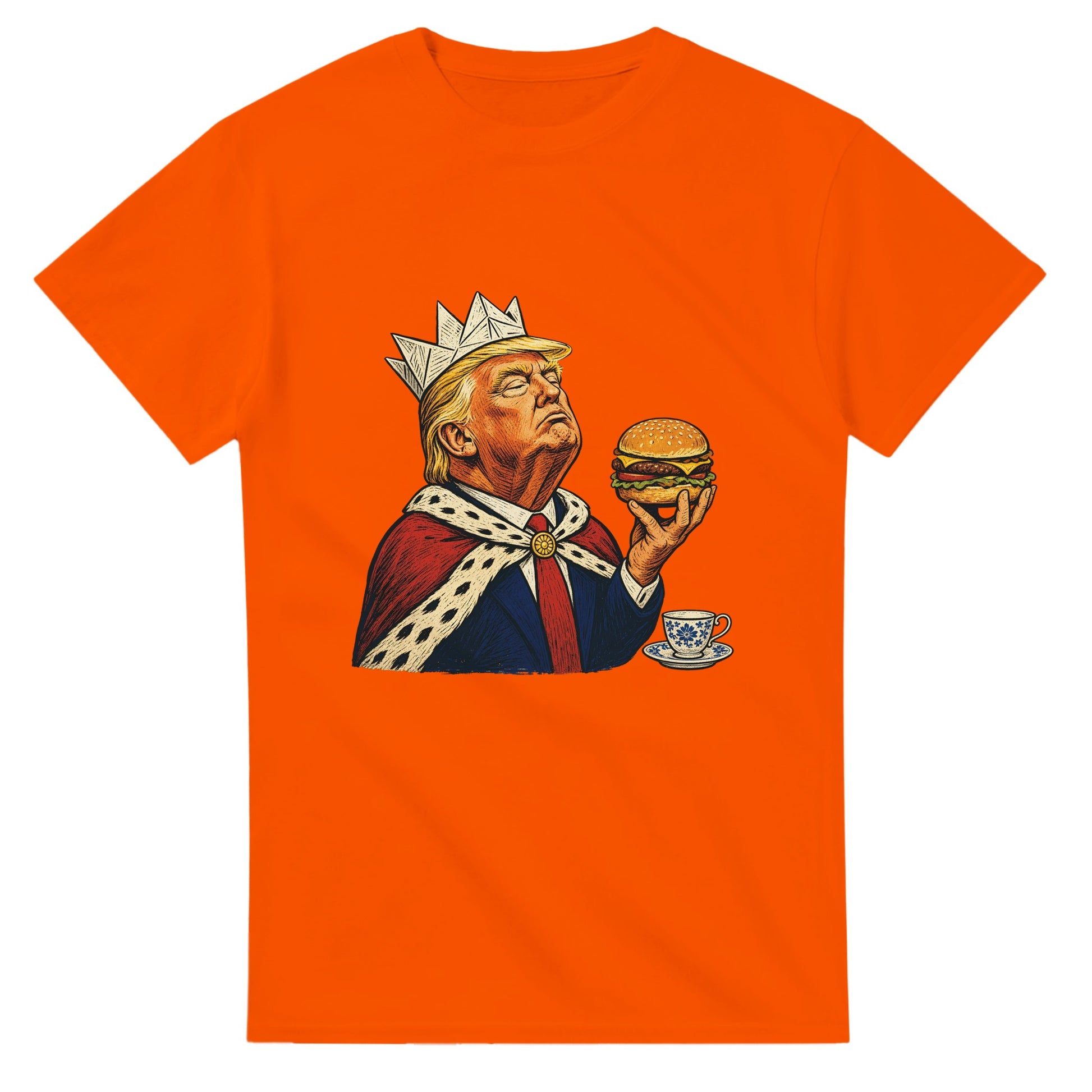 The Very Temporary Monarch — Trump Satire T-shirt — product view 7
