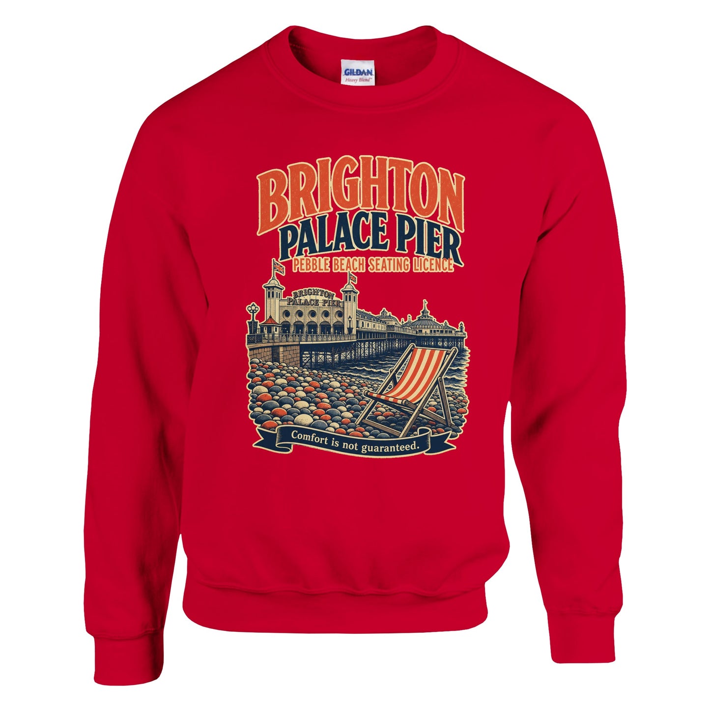 Brighton Pebble Beach Seating Licence Sweatshirt — product view 3