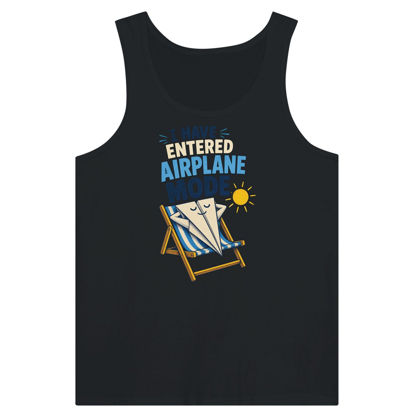 I Have Entered Airplane Mode Graphic Premium Unisex Tank Top — product view 8