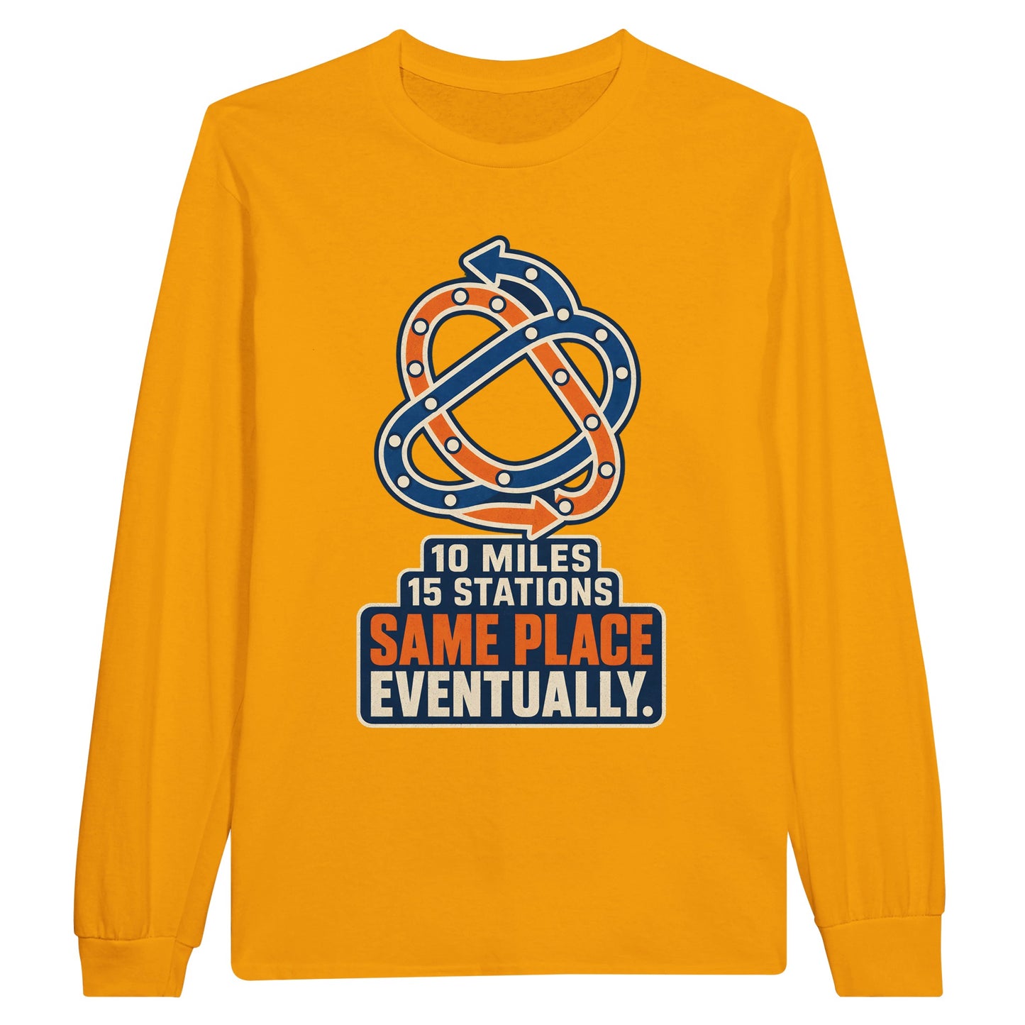 Glasgow Same Place Eventually Long-Sleeve T-shirt — product view 4