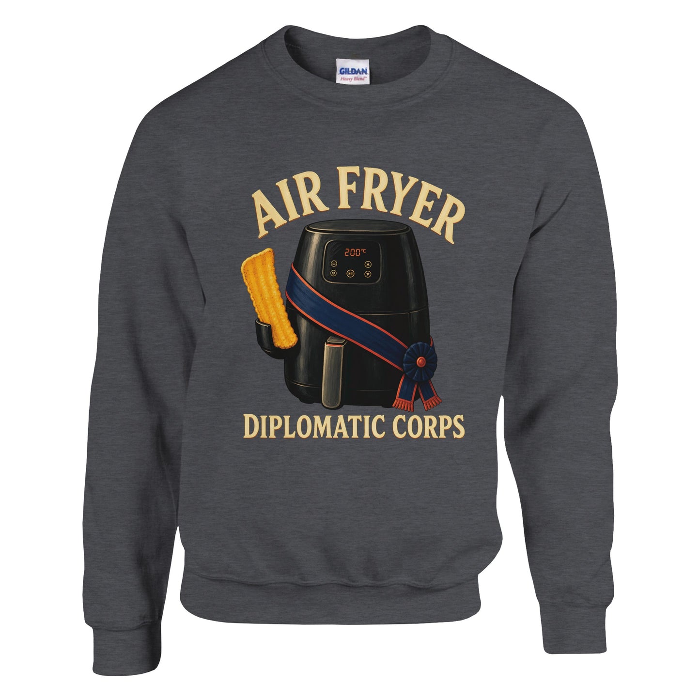 Air Fryer Diplomatic Corps Sweatshirt — product view 10